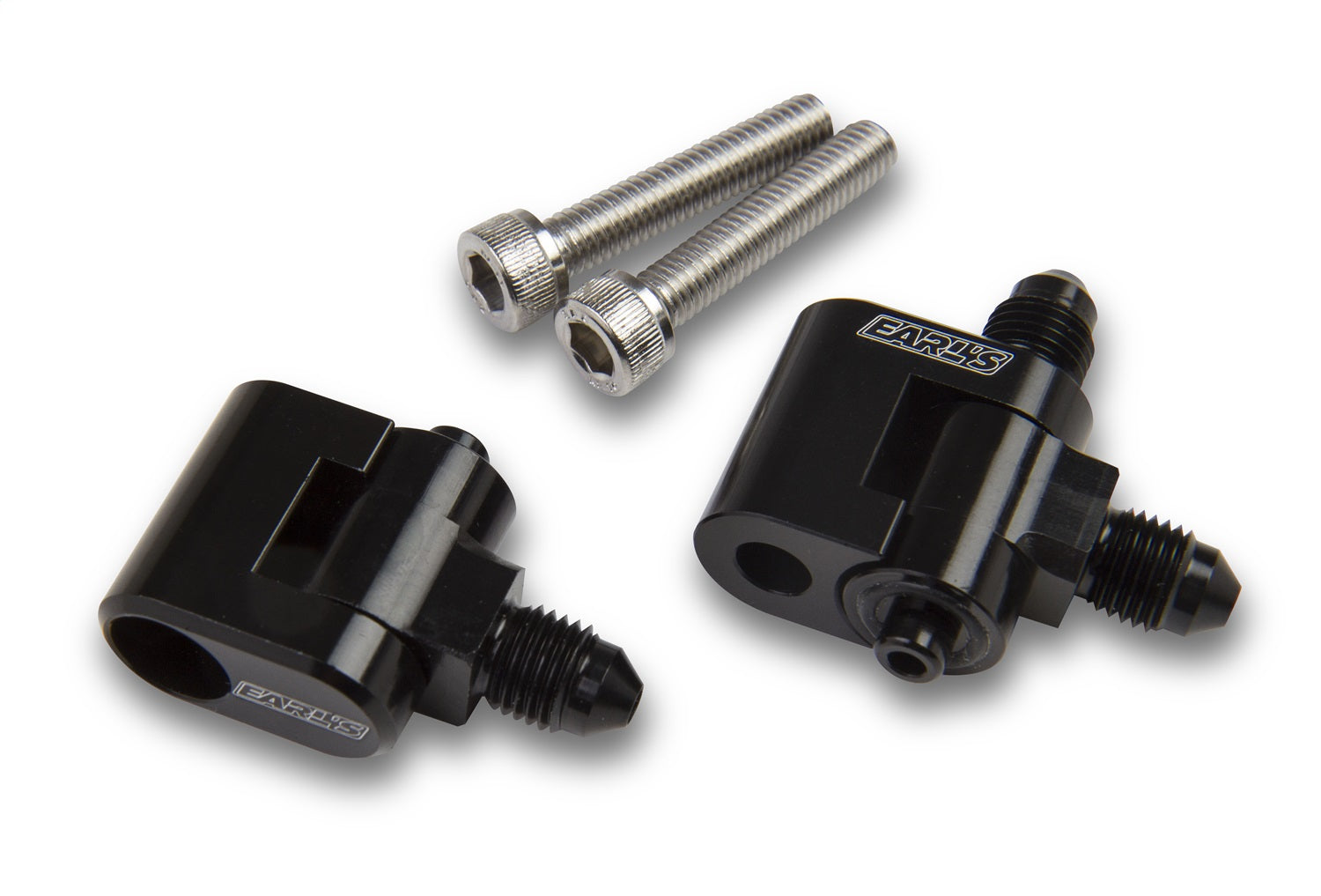 Earl's Performance LS9809ERL Steam Vent Adapter Fitting; LS Vent to One -3AN Single Out; One -3AN Dual Out; Earl's Performance LS9809ERL