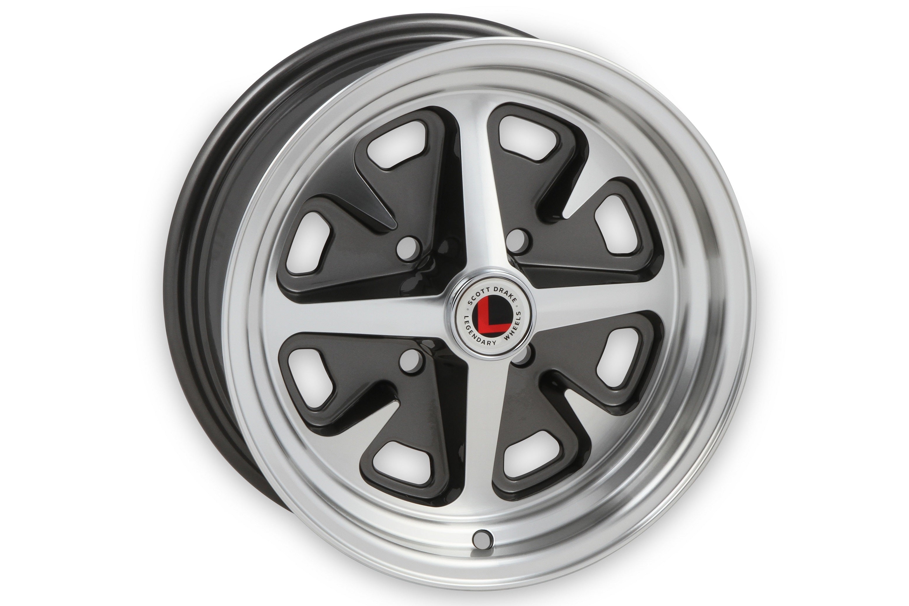Legendary Wheels LW40-40644B Legendary Wheels Magnum 400 - 14x6 - 4x4.5 - 3.75 BS - Charcoal/Machined Legendary Wheels LW40-40644B