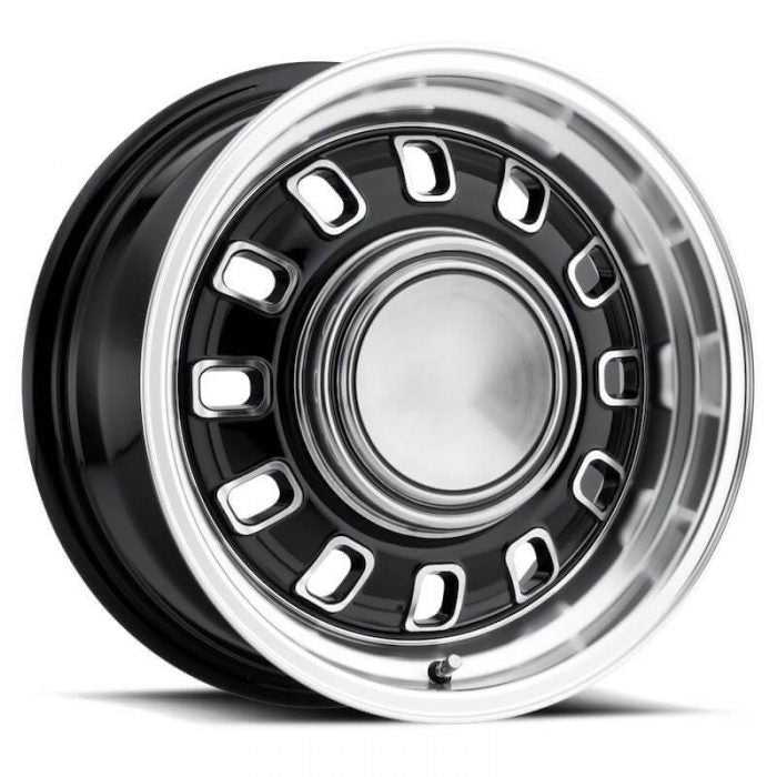 Legendary Wheels LW60-50754A Legendary Wheels 12 Slot - 15x7 - 5x4.5 - 4.25 BS - Black Legendary Wheels LW60-50754A