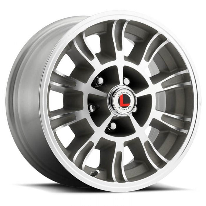 Legendary Wheels LW66-50754C Legendary Wheels GT6 - 15x7 - 5x4.5 - 4.25 BS - Clear Coat/Machined Legendary Wheels LW66-50754C