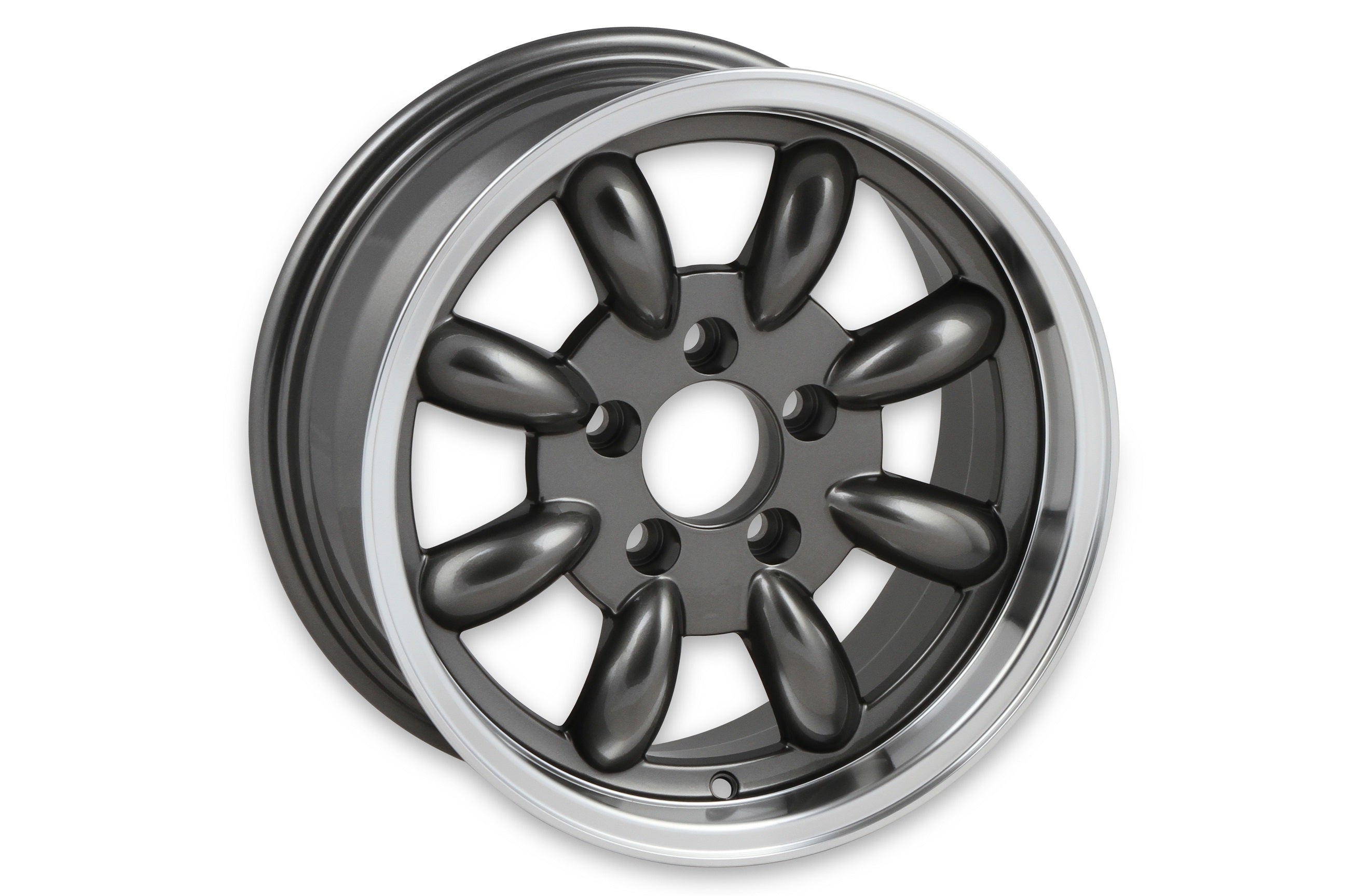 Legendary Wheels LW80-70854B Legendary Wheels T/A 8-Spoke - 17x8 - 5x4.5 - 4.75 BS - Charcoal Legendary Wheels LW80-70854B