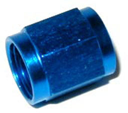 Tube Nut, 3AN - 1/8" Tube, Blue