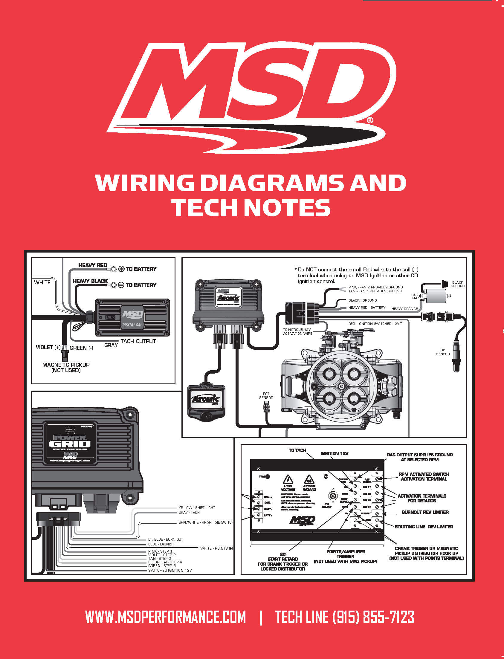 MSD 9615 Wiring Diagrams/Tech Not MSD 9615