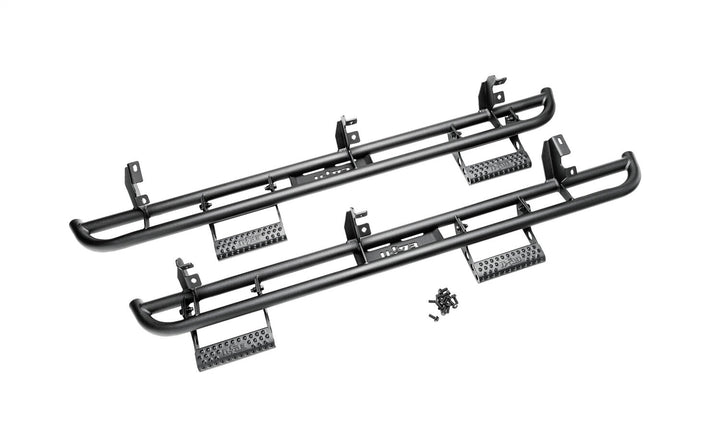 N-Fab F212BRKRS2 RKR Step Sys-FullLen (1 Stp Mnt/1 Stp)-21-23 Ford Bronco 2-Dr-TX Blk N-Fab F212BRKRS2