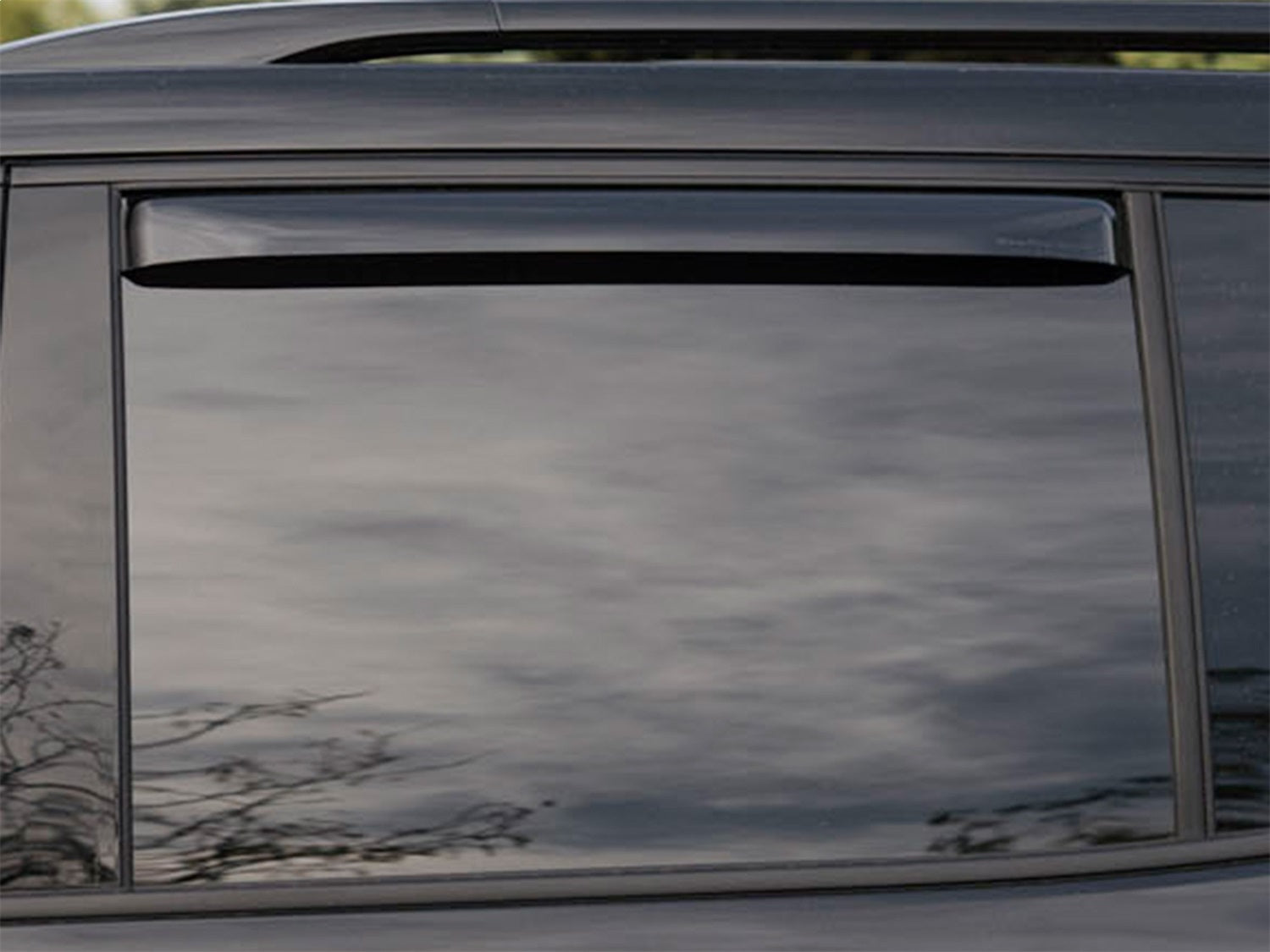 Weathertech 83910IM Side Window Deflector; Rear; Dark Tint; Weathertech 83910IM
