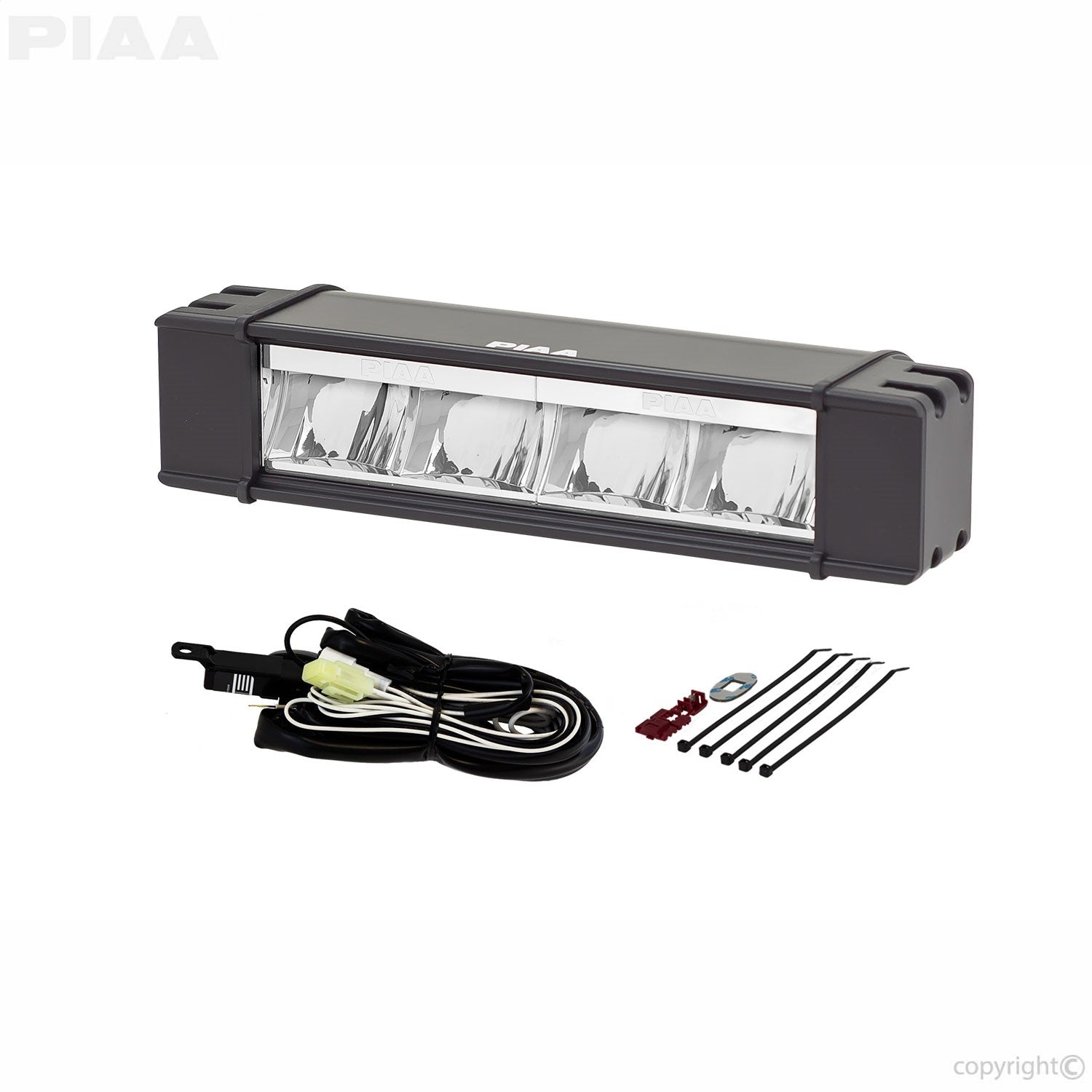LED Fog Lamp Bar; RF Series; 10 in.; Single; PIAA 07010