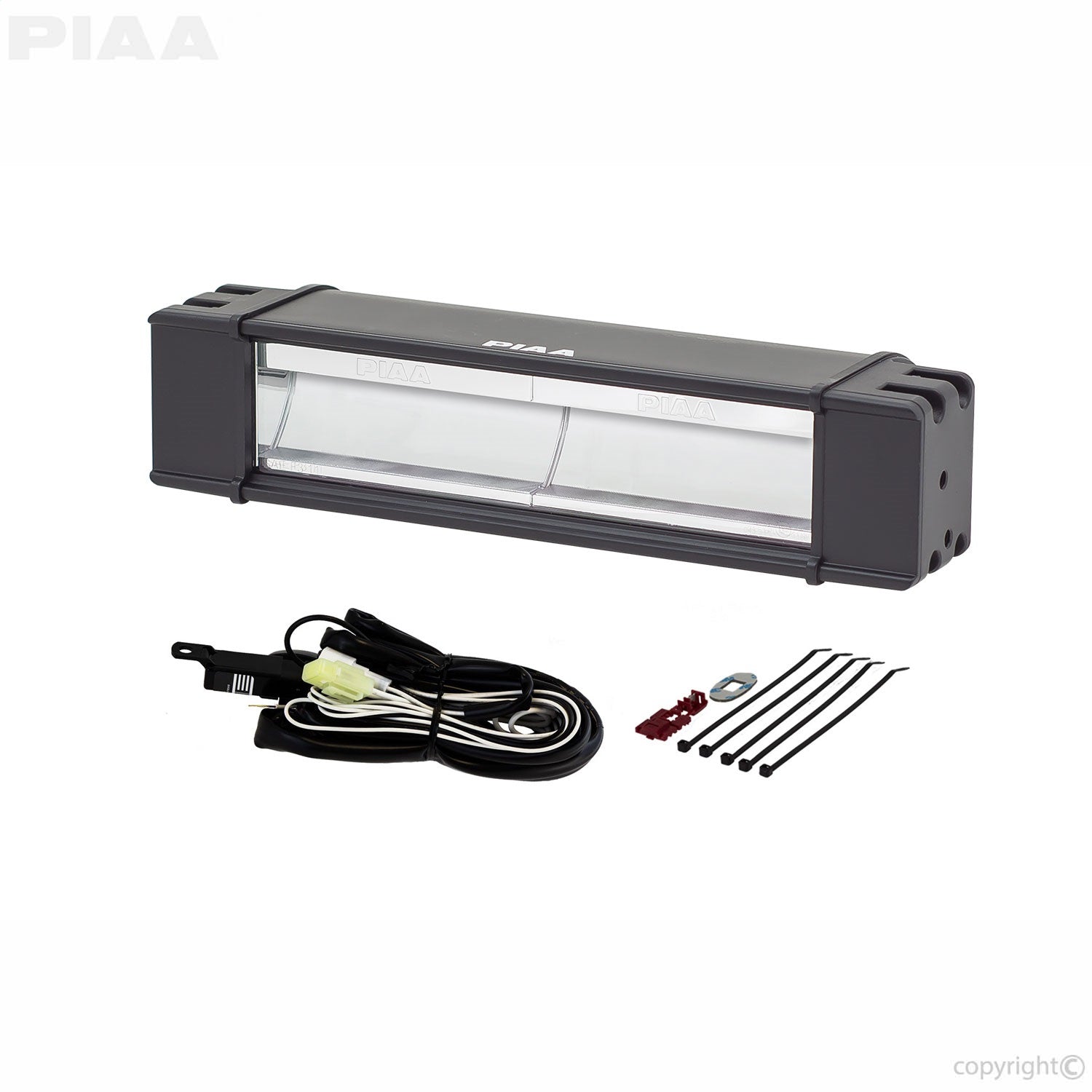 LED Fog Lamp Bar Kit; RF Series; 10 in.; Incl. Wiring Harness PN[34035]; Single; PIAA 07210