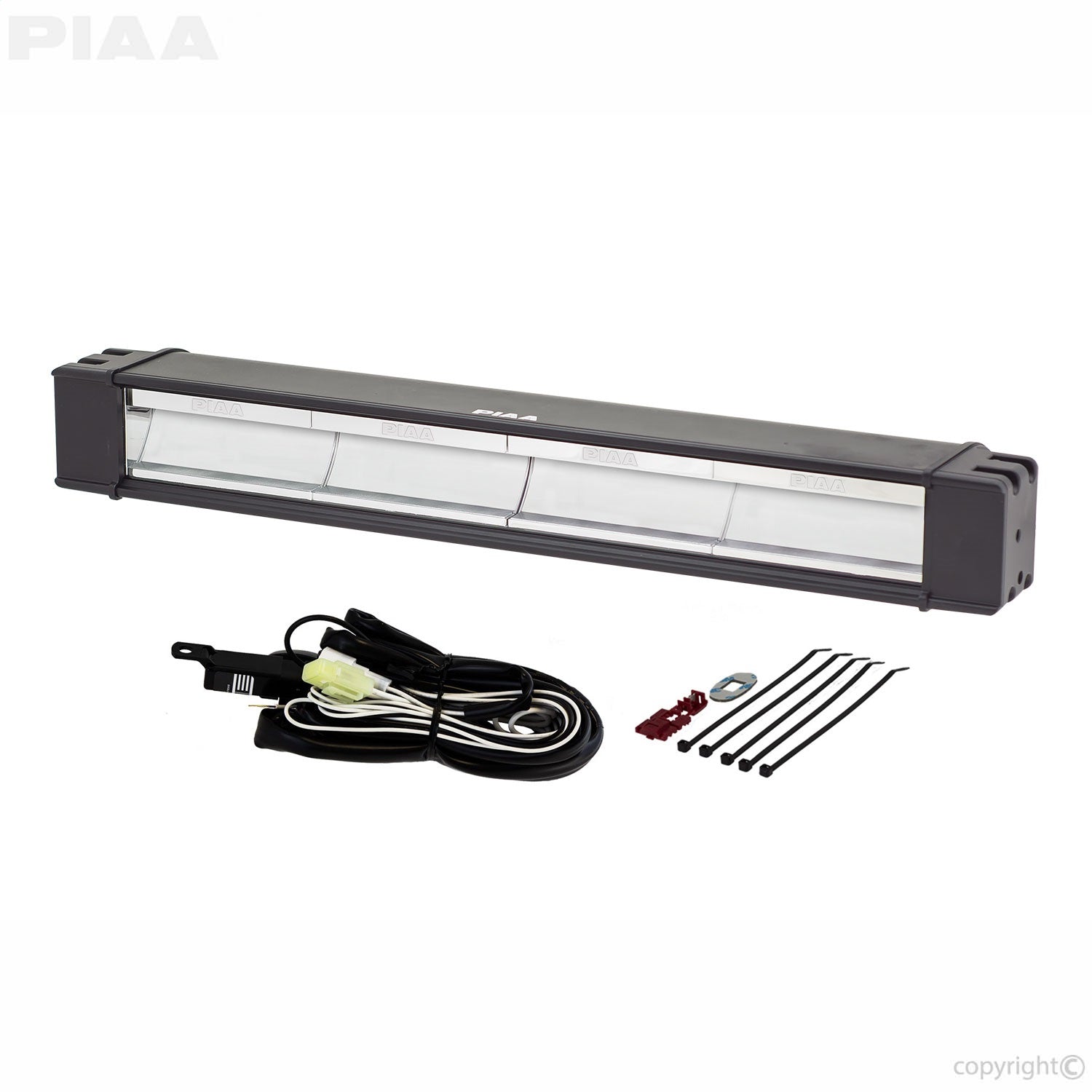 LED Fog Lamp Bar Kit; RF Series; 18 in.; Incl. Wiring Harness; Single; PIAA 07218