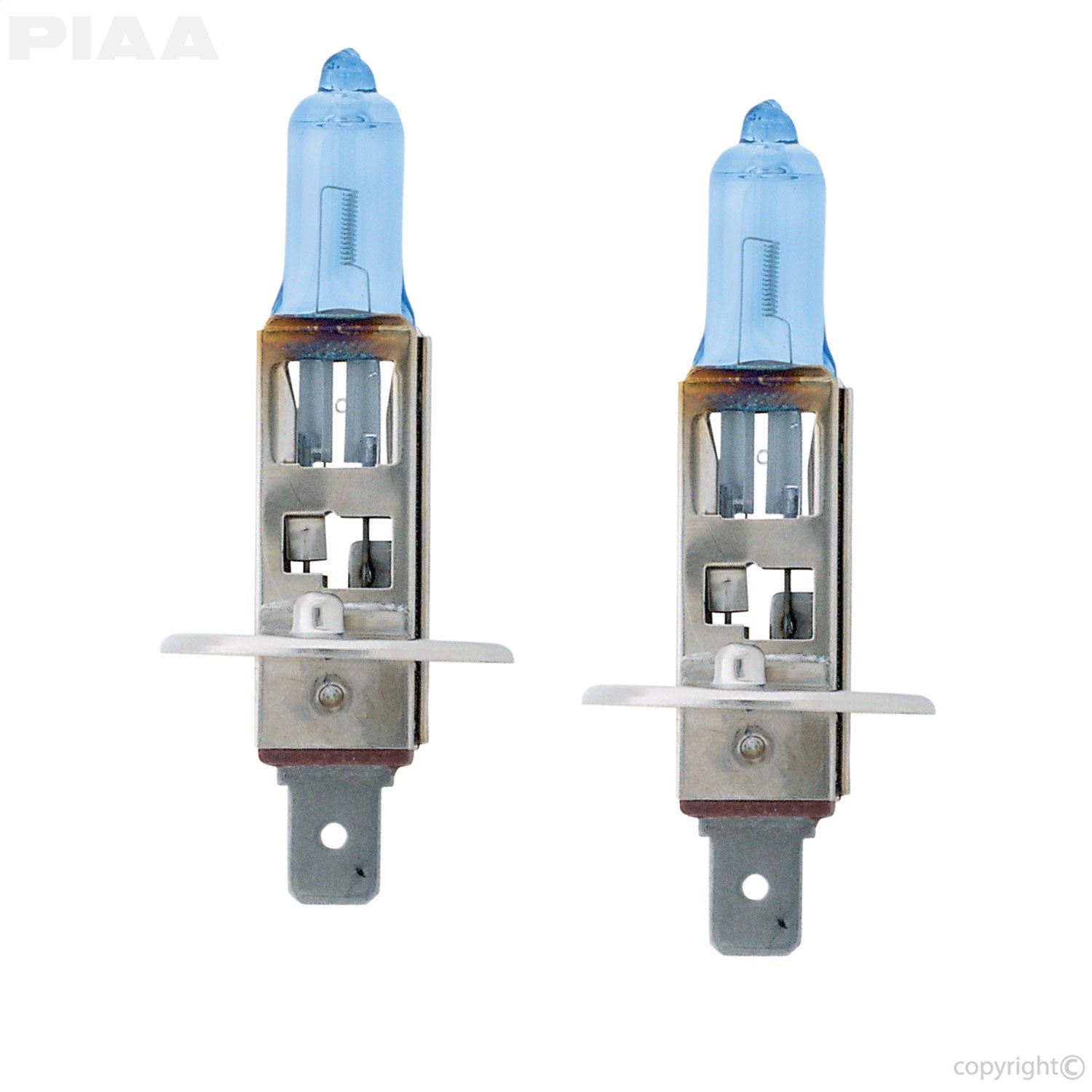 H1 Xtreme White Plus Replacement Bulb; 55W=110W; 4000K; Twin Pack; PIAA 11655