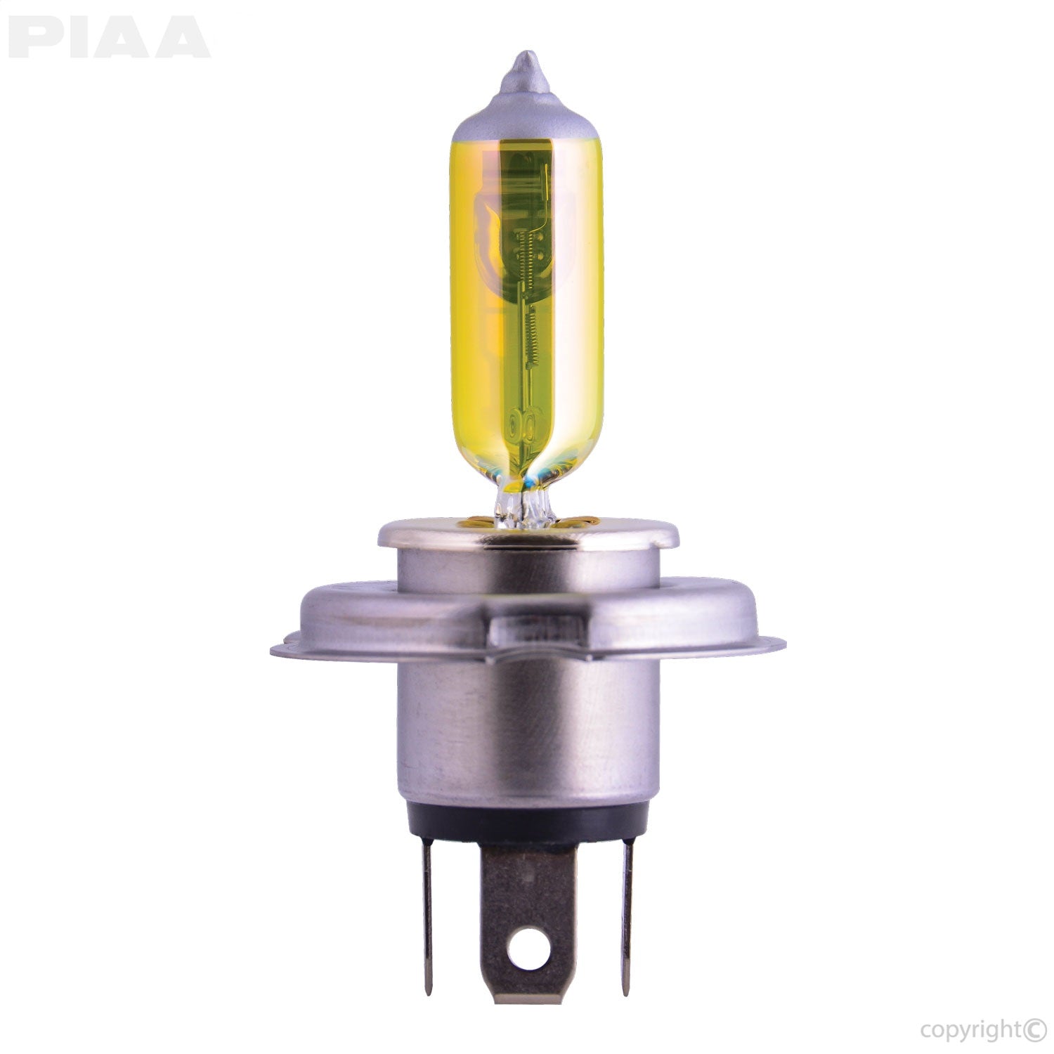PIAA 12-13404 H4/9003 Yellow Solar Replacement Bulb; 12V 60/55W; 2500K; Single Pack; PIAA 12-13404