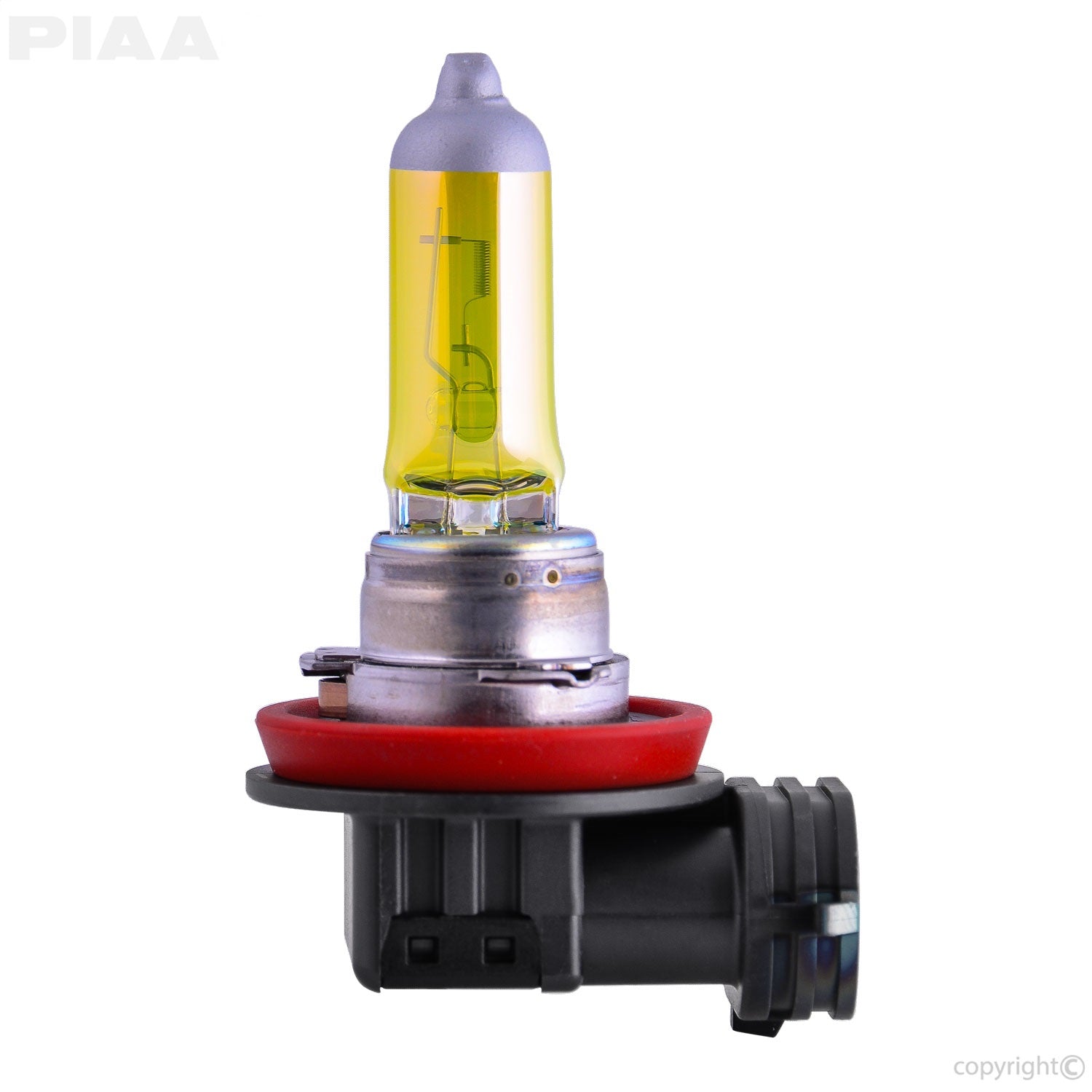 PIAA 12-13411 H11 Yellow Solar Replacement Bulb; 12V/55W; 2500K; Single Pack; PIAA 12-13411