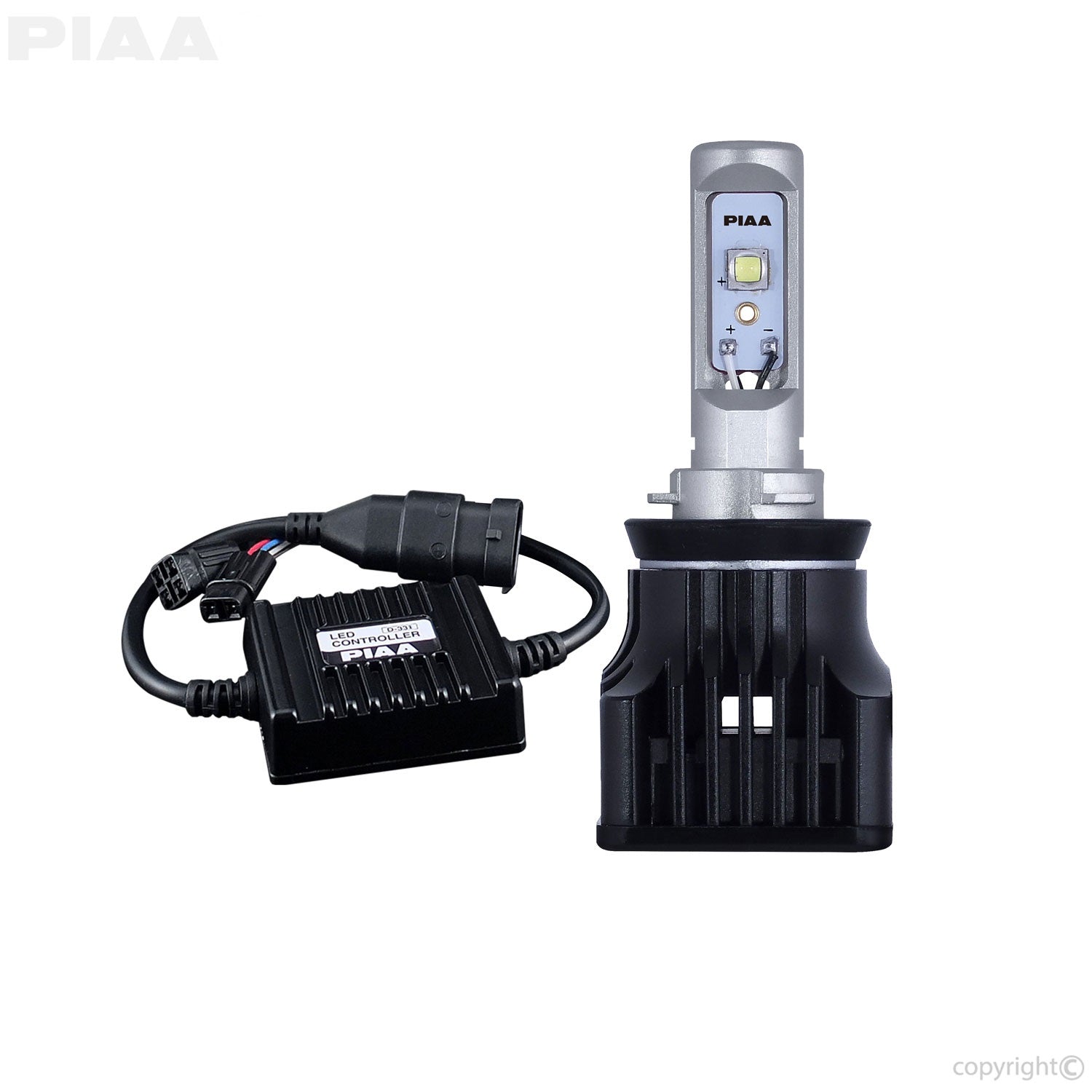 PIAA 17212 H8/H9/H11/H16 White LED Fog Light Replacement Bulb PIAA 17212