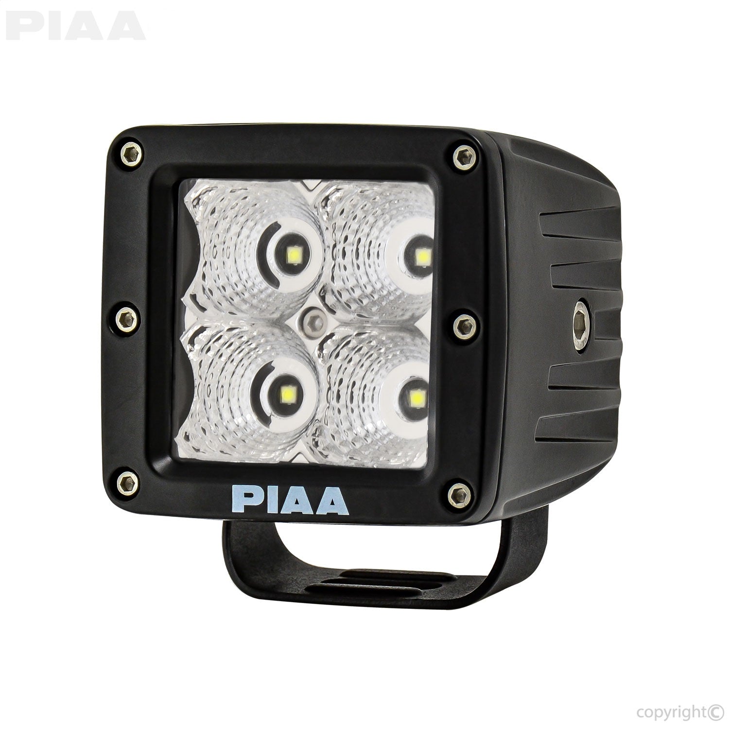 PIAA 16-06303 Quad Series LED Cube Light; Combo; Single Beam; PIAA 16-06303