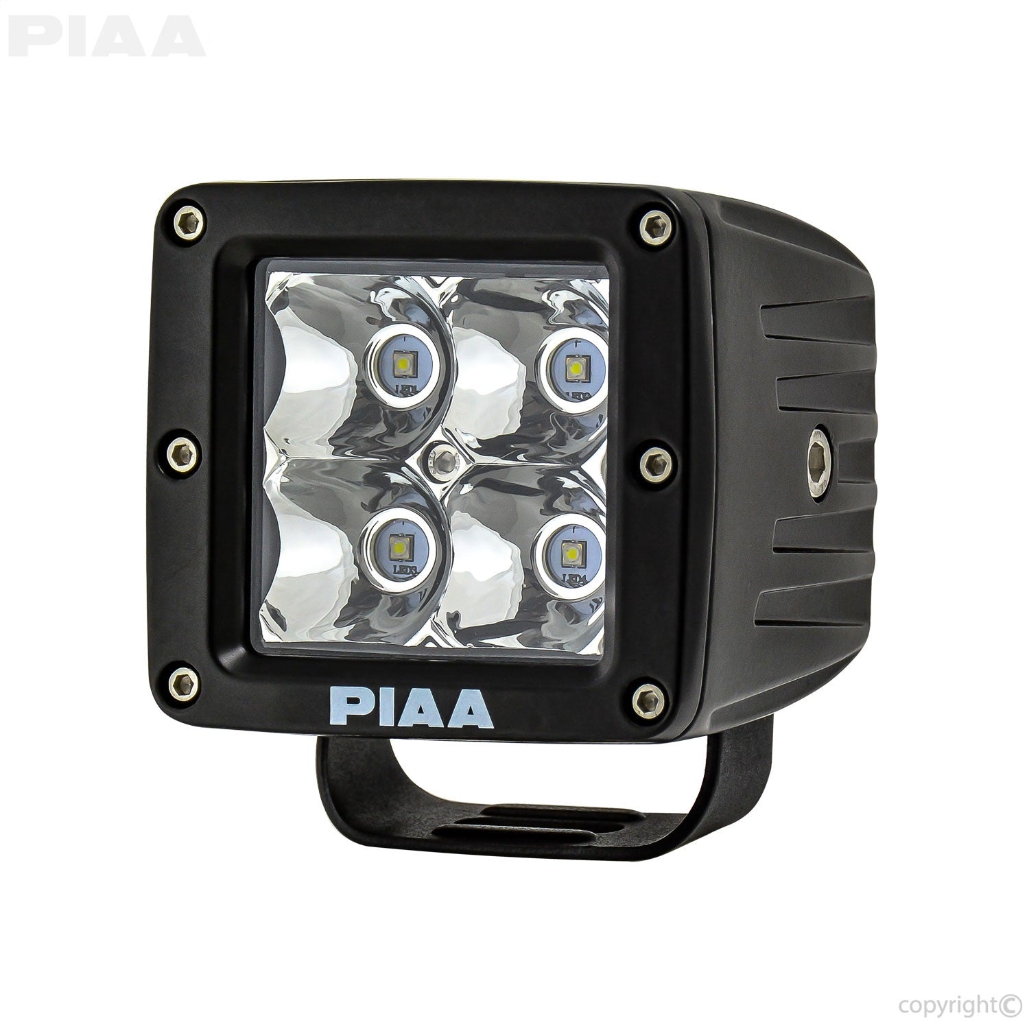 PIAA 16-06603 Quad Series LED Cube Light; Spot; Single Beam; PIAA 16-06603