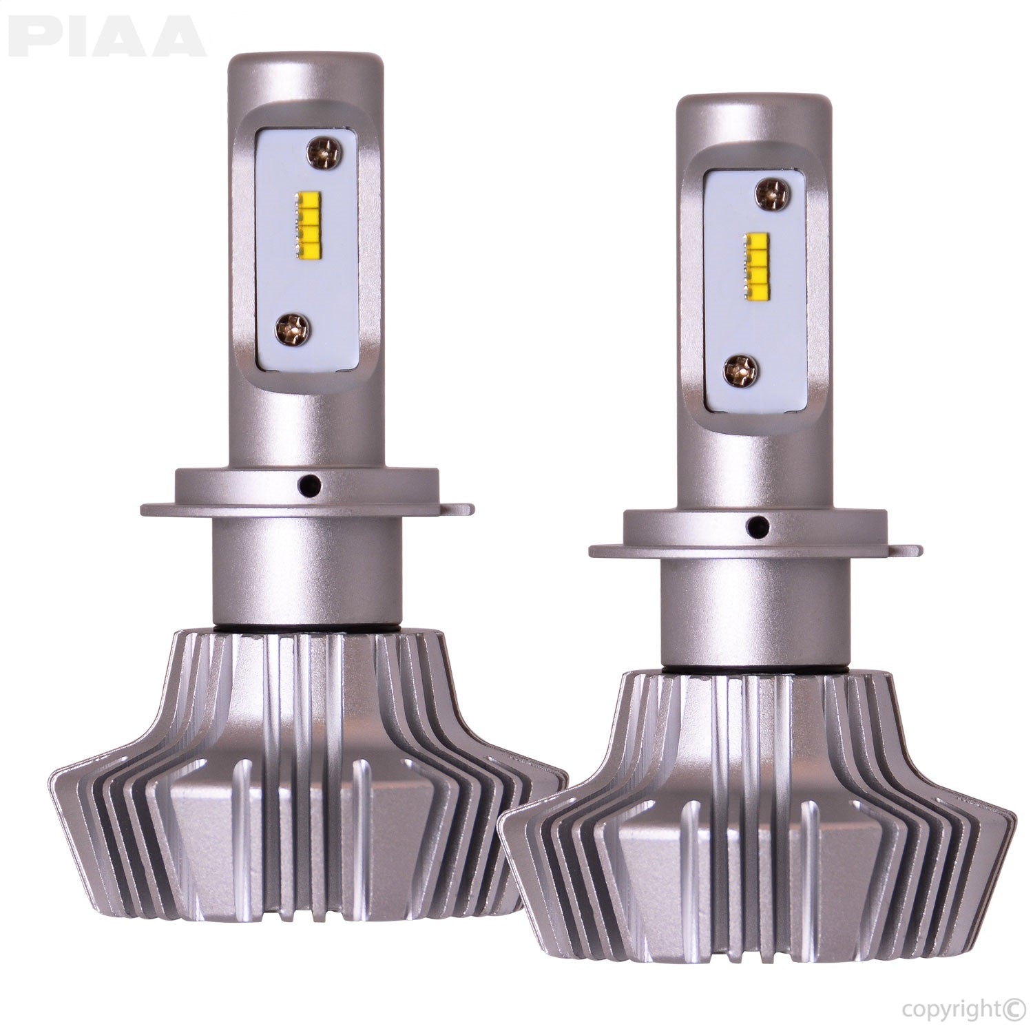 PIAA 26-17307 H7 Platinum LED Replacement Bulb; 25W; 6000K; 4000LM; Twin Pack; PIAA 26-17307