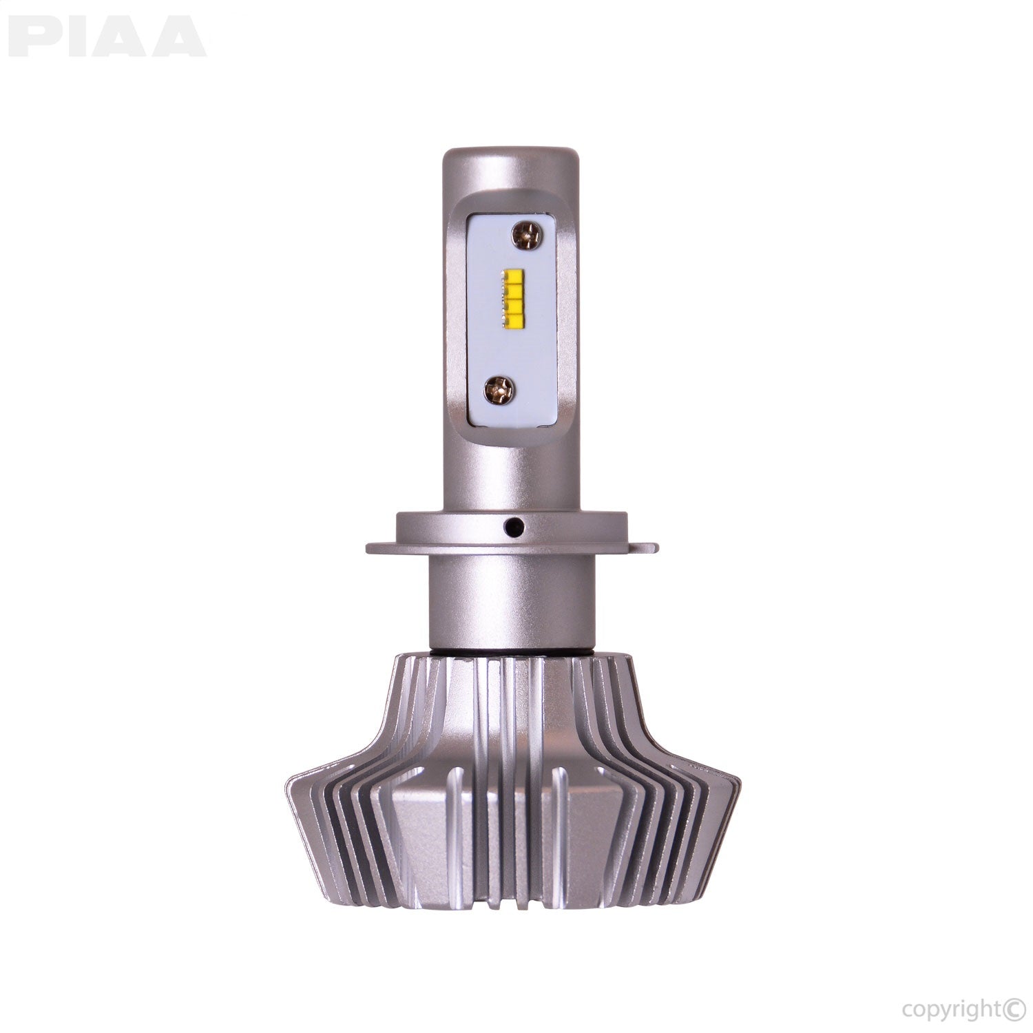 H7 Platinum LED Replacement Bulb; 25W; 6000K; 4000LM; Single Pack; PIAA 16-17307