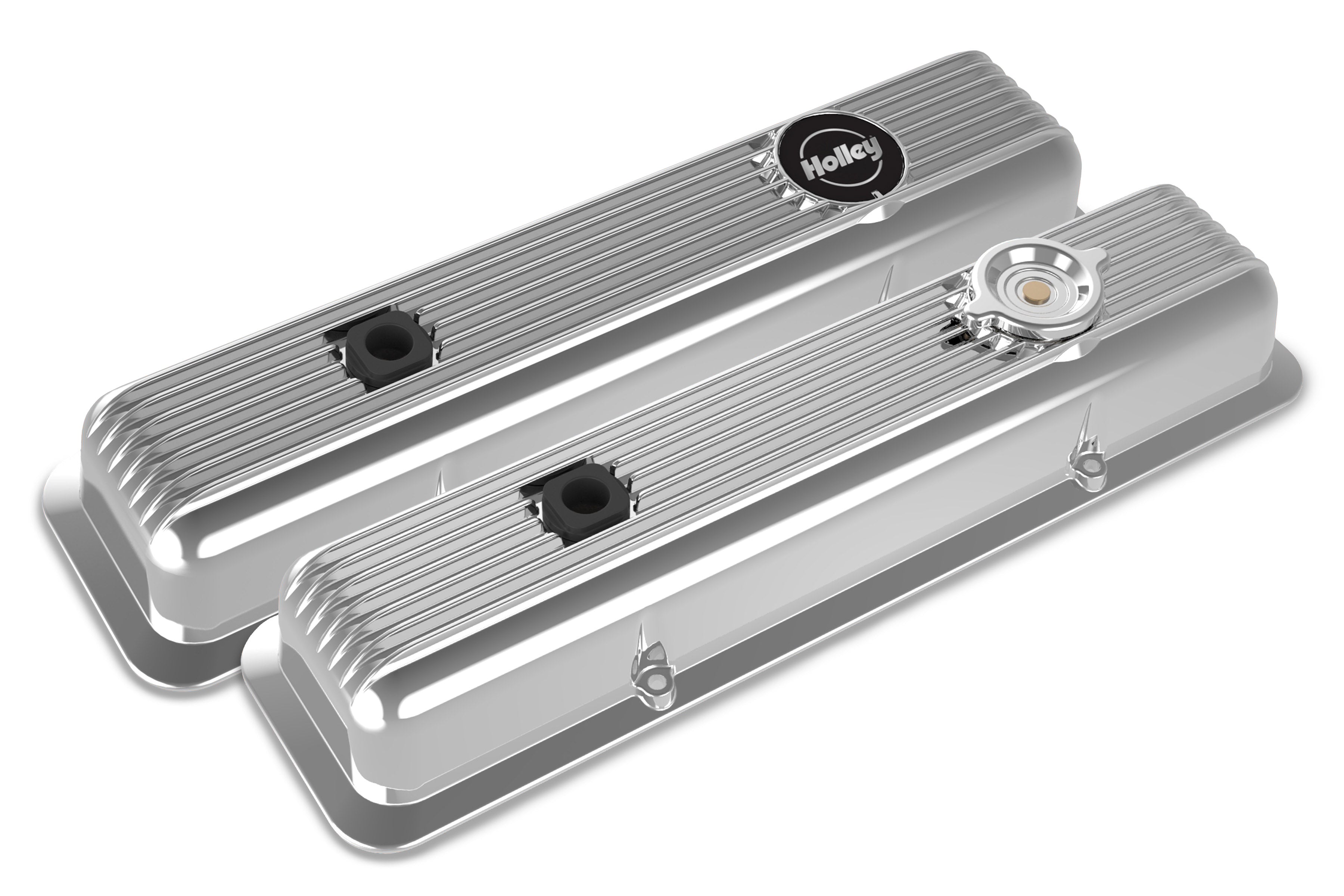 Holley 241-137 Muscle Series Valve Cover Set Holley 241-137