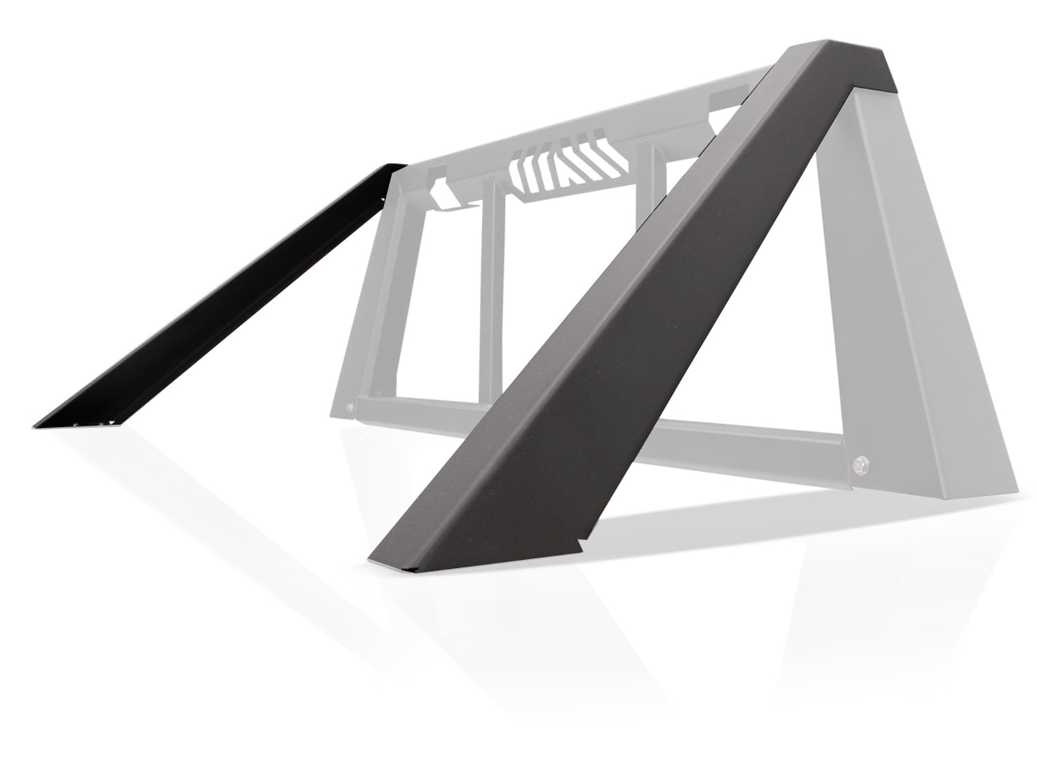Fab Fours HRM04-1 Headache Rack Modifier; 2 Stage Black Powder Coated; For PN[HR2012]; Fab Fours HRM04-1