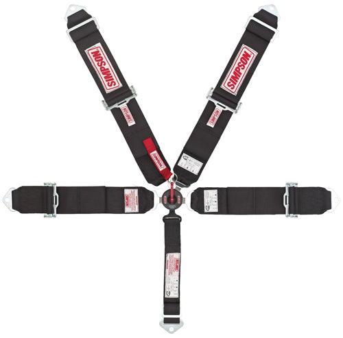 Simpson Safety 29104BK Simpson Racing Lever Camlock Harness Simpson Safety 29104BK