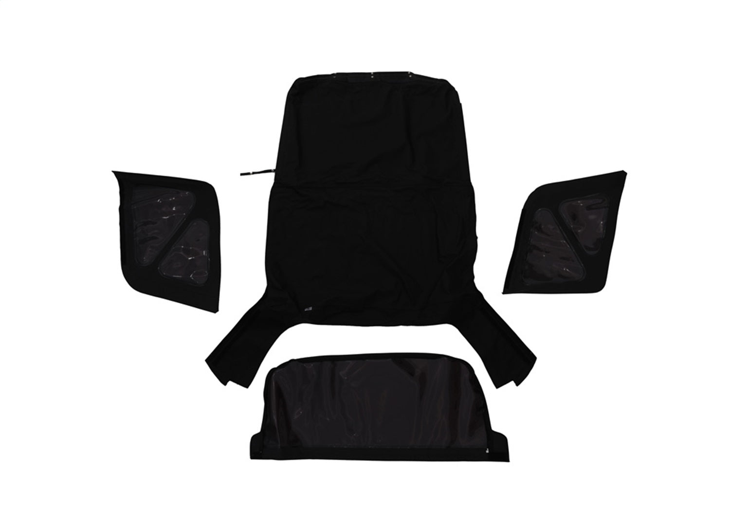 Rampage 98835R Factory Replacement Soft Top; Install Over Factory Framework; Black Diamond; Rampage 98835R