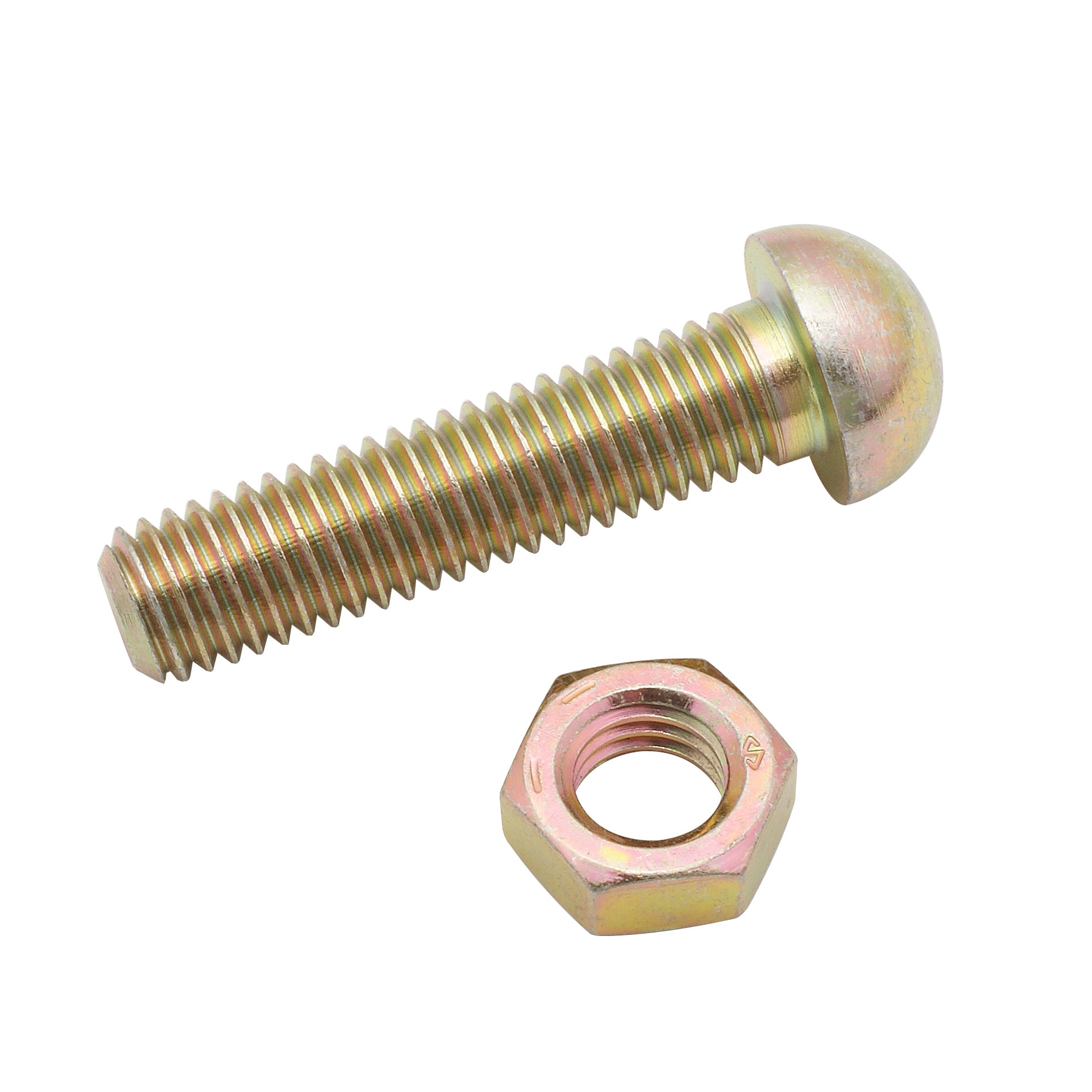 This pivot ball with jam nut is made from high strength steel and zinc plated.