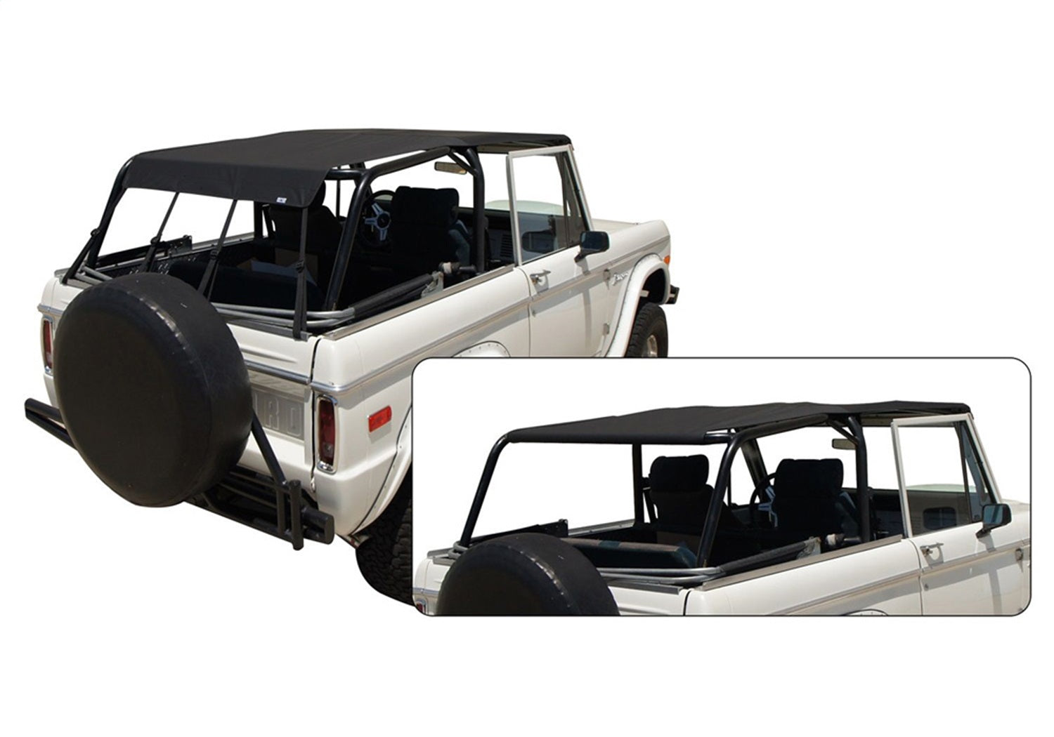 Rampage 98235 Safari Island Topper Soft Top; Black Diamond; Rampage 98235
