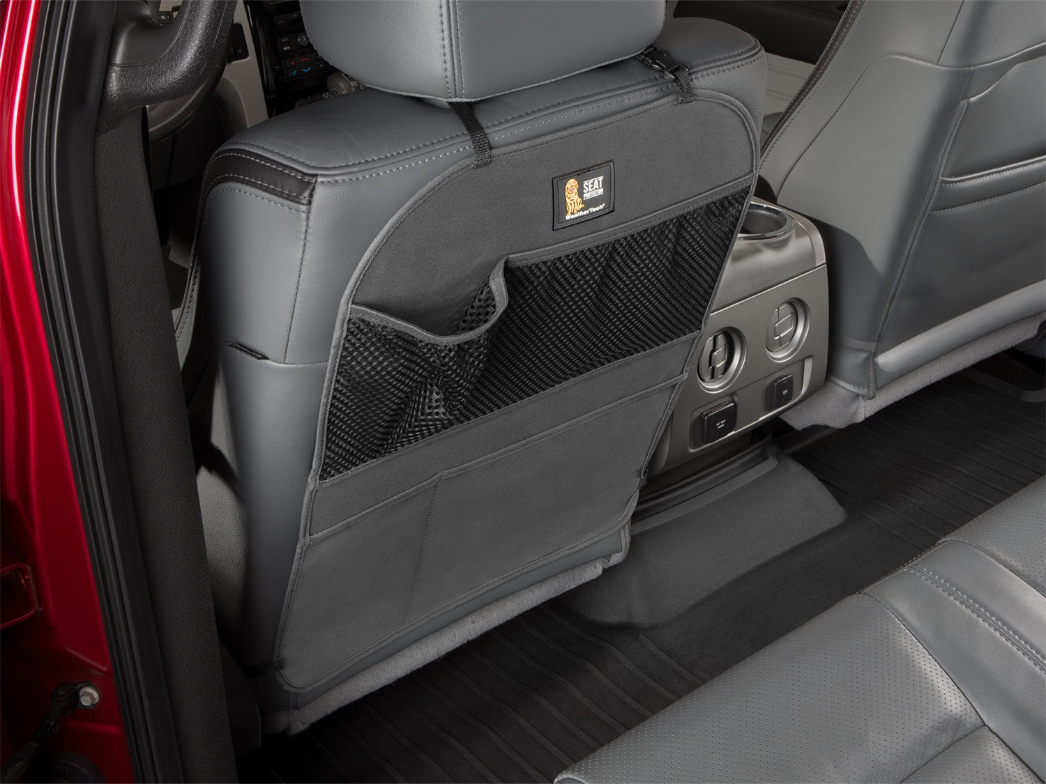 Weathertech SBP003CH Seat Back Protectors; Black; W 18.5 in. x H 23.5 in.; Weathertech SBP003CH