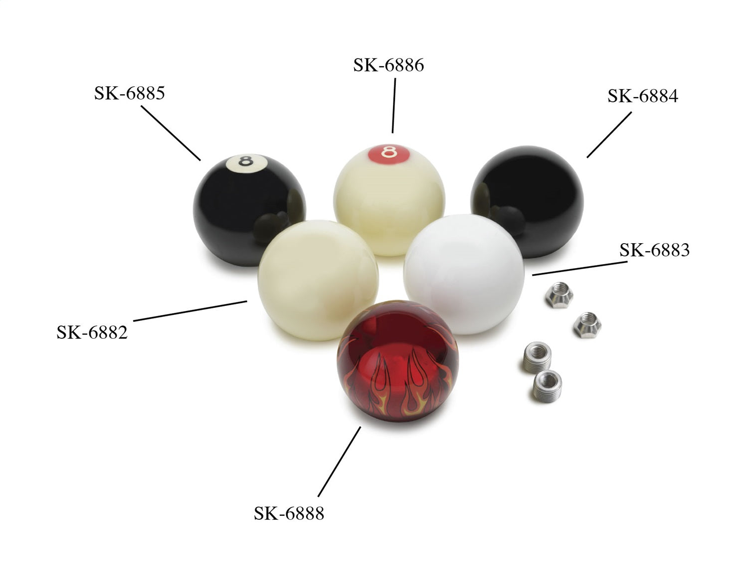 Lokar SK-6888 Auto Transmission Shifter Knob Lokar SK-6888