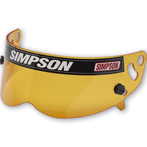 Simpson Safety 1022-17 Amber - X Bandit, Diamondback, Skull, and RX Simpson Safety 1022-17