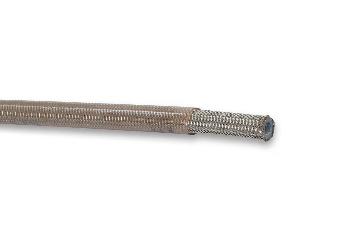 Earl's Speed-Flex Hose Size -3 Clear PVC Coated - 20 FT