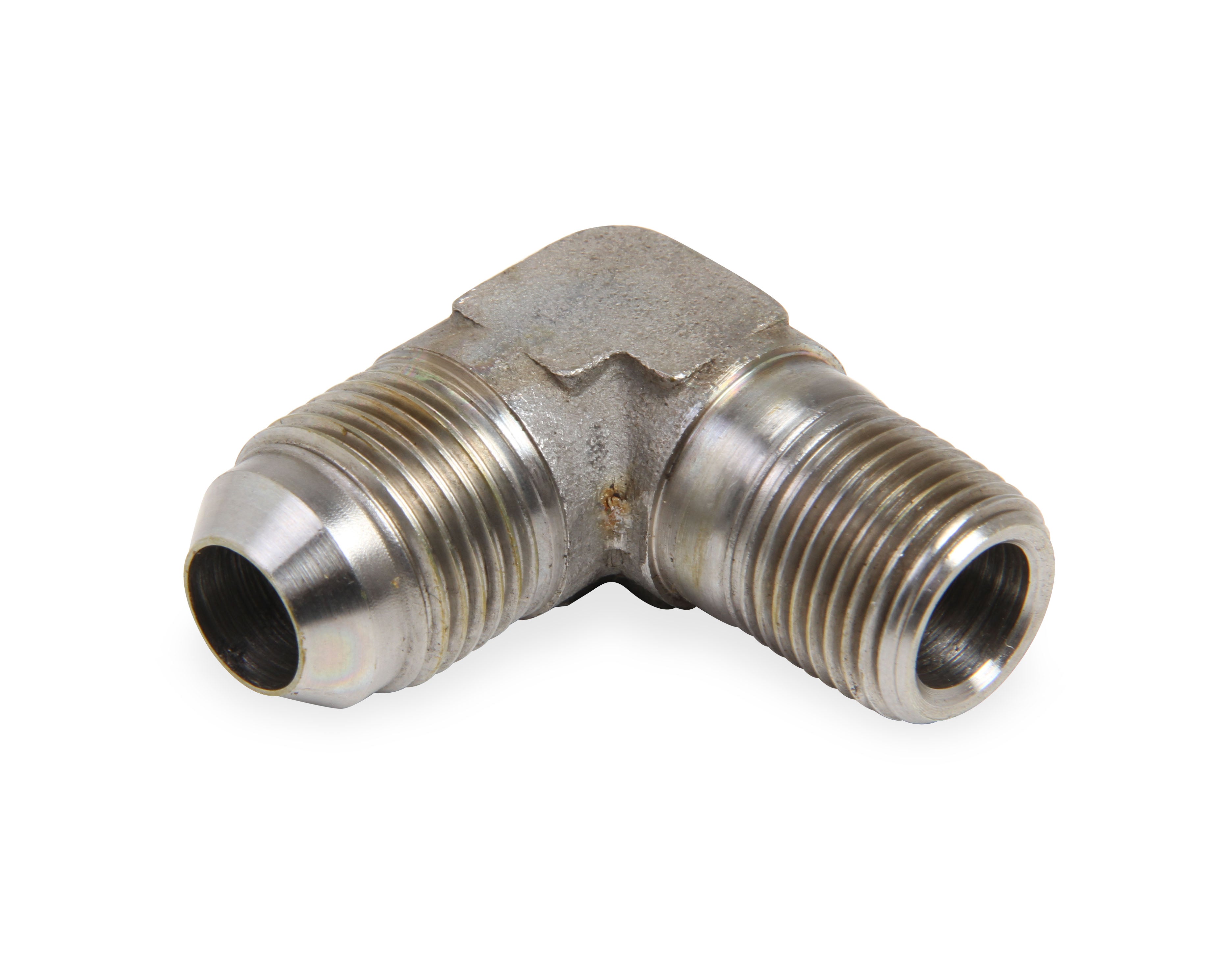 Earl's 90 Degree Elbow Male AN -10 to 3/8" NPT - Stainless Steel