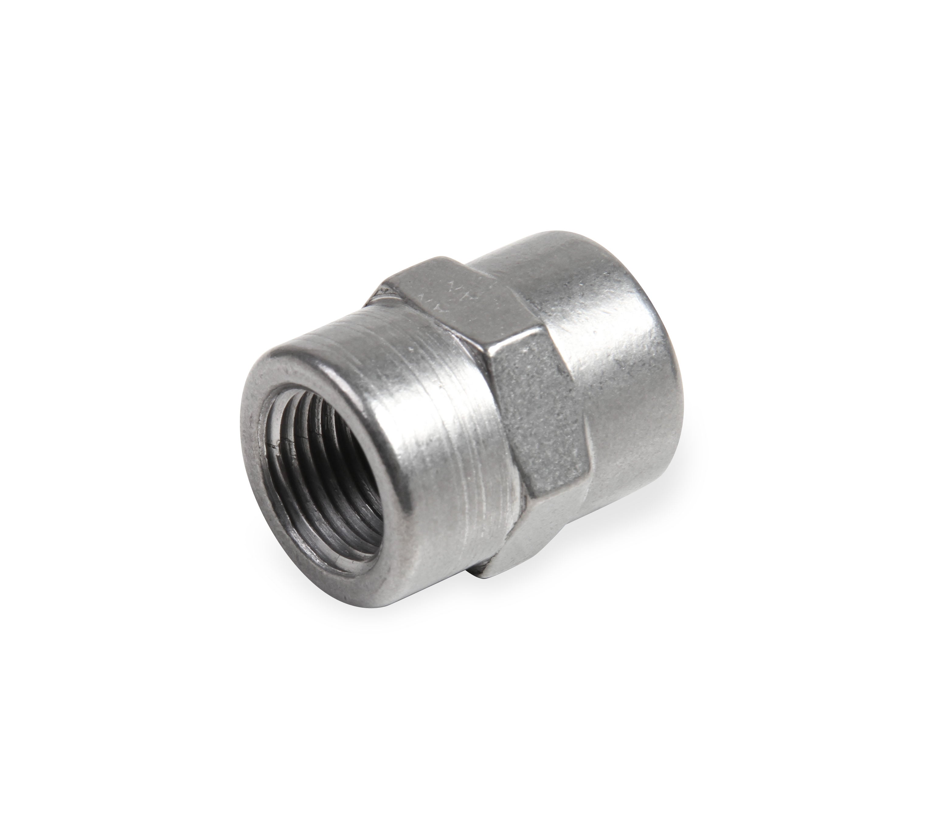 Earl's 3/8" NPT to 3/8" NPT Female Coupling - Stainless Steel