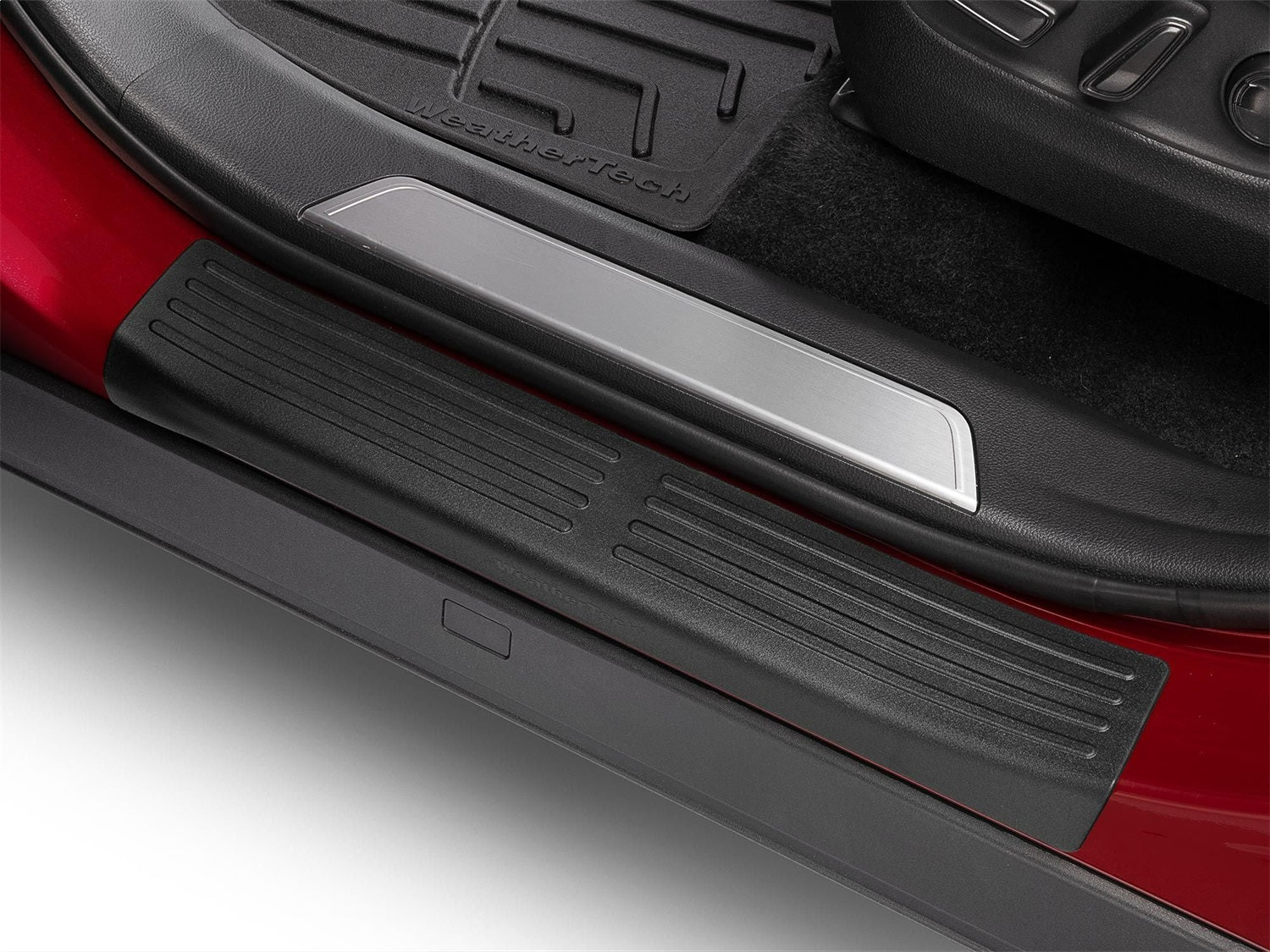 Weathertech ST060K1 Sill Protector; 4 Door Set; Black; Weathertech ST060K1