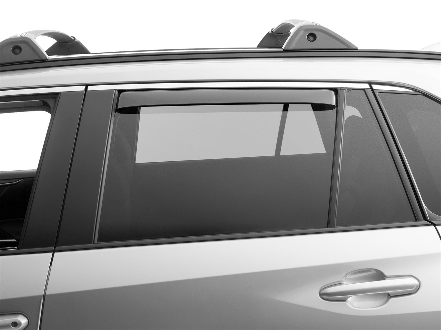 Weathertech 81924IM Side Window Deflector; Rear; Dark Tint; Weathertech 81924IM