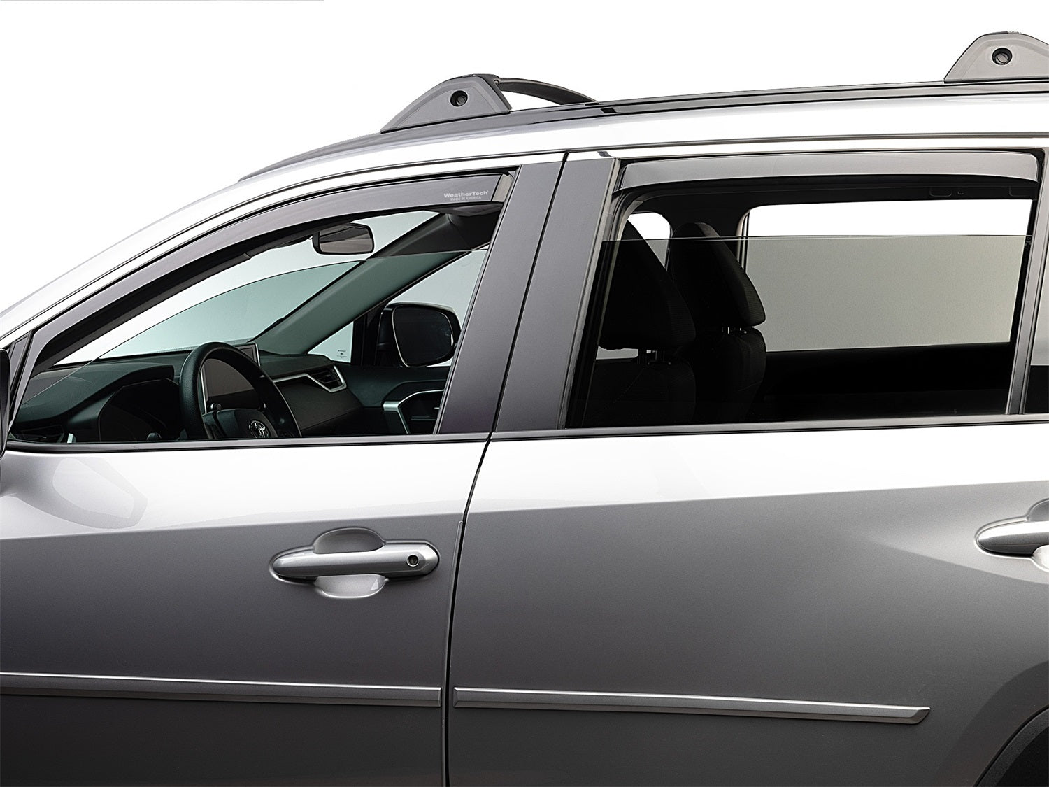 Weathertech 82924IM Side Window Deflector Set; Front And Rear; Dark Tint; Weathertech 82924IM