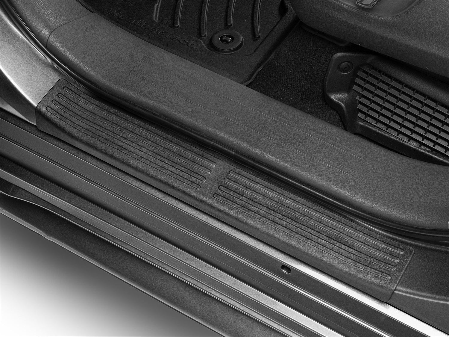 Weathertech ST025K1 Sill Protector; 4 Door Set; Black; Weathertech ST025K1