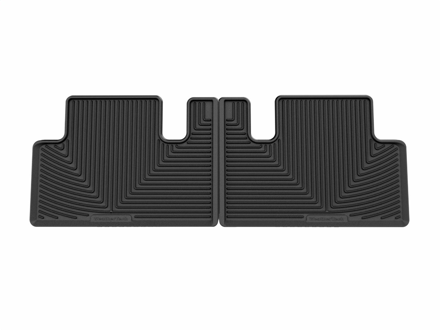 Weathertech W646 All Weather Floor Mats; Black; Rear; Weathertech W646