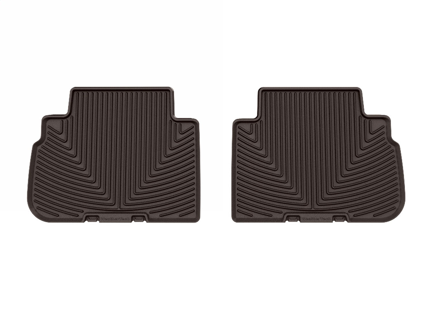 Weathertech W670CO All Weather Floor Mats; Cocoa; Rear; Weathertech W670CO