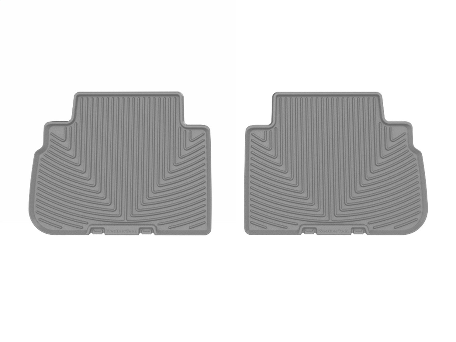 Weathertech W670GR All Weather Floor Mats; Gray; Rear; Weathertech W670GR