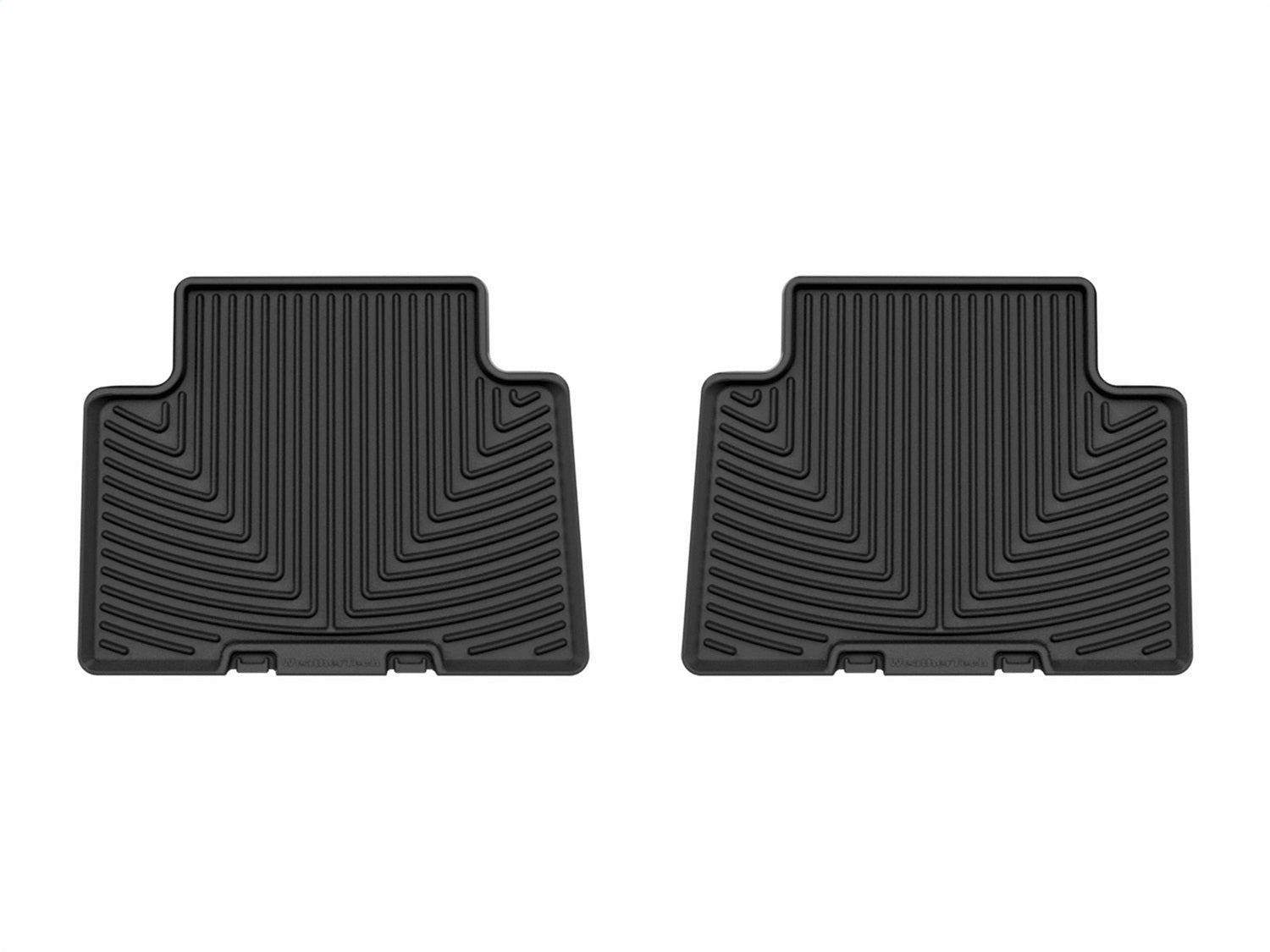 Weathertech W679 All Weather Floor Mats; Black; Rear; Weathertech W679