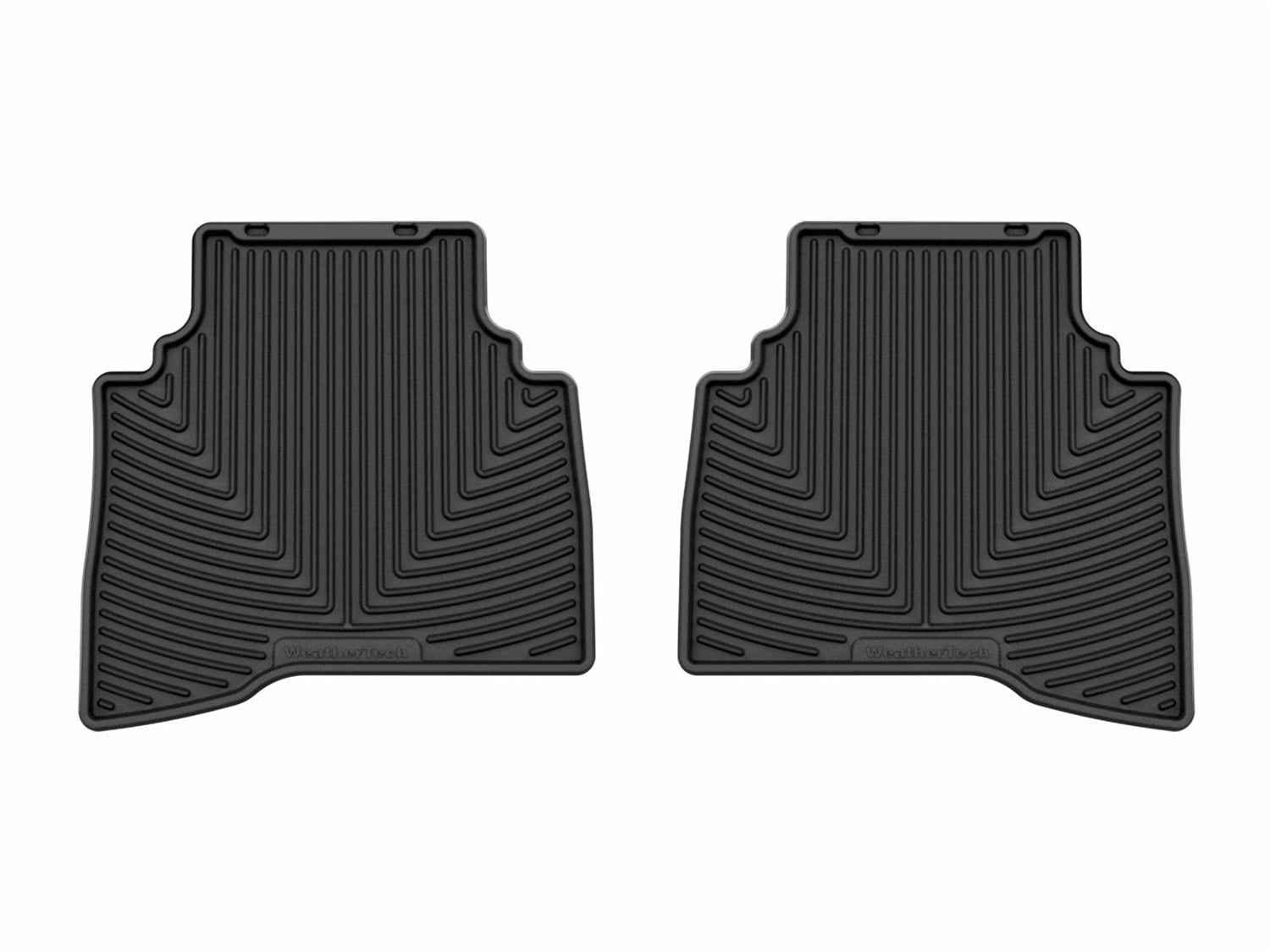 Weathertech W681 All Weather Floor Mats; Black; Rear; Weathertech W681