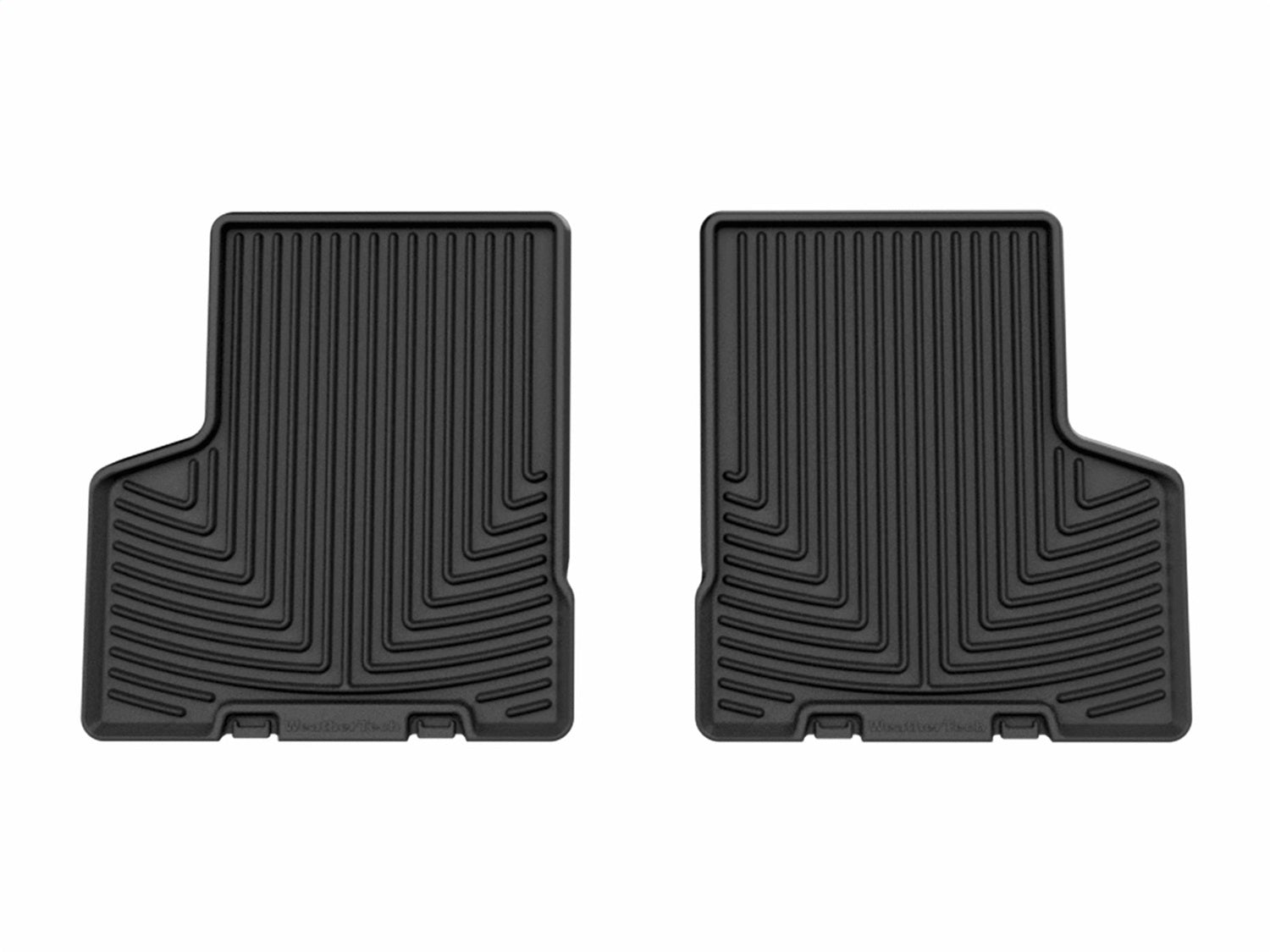 Weathertech W689 All Weather Floor Mats; Black; Rear; Weathertech W689