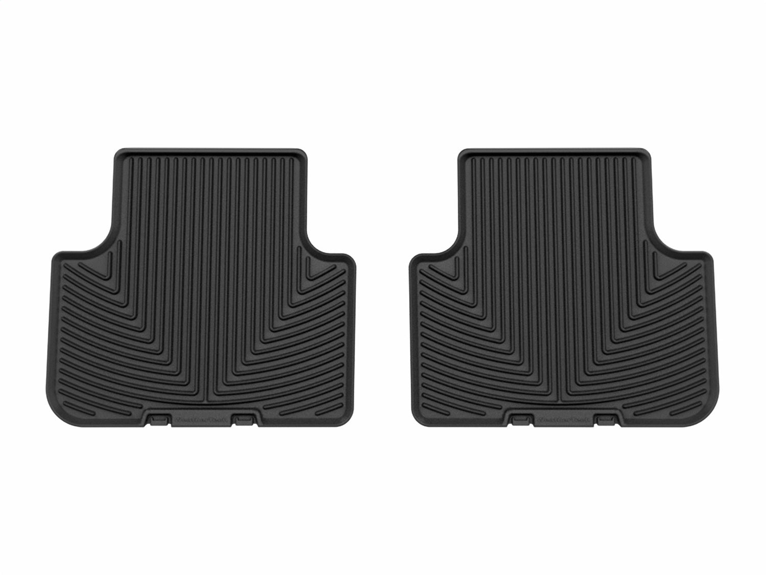 Weathertech W692 All Weather Floor Mats; Black; Rear; Weathertech W692