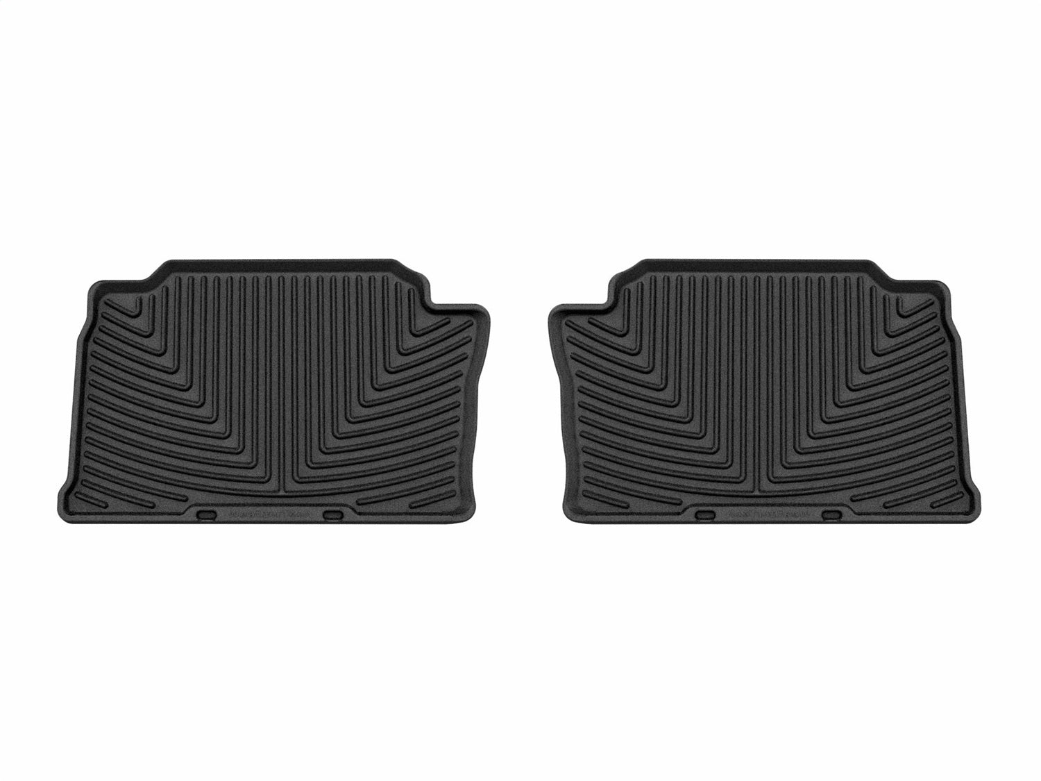 Weathertech W699 All Weather Floor Mats; Black; Rear; Weathertech W699