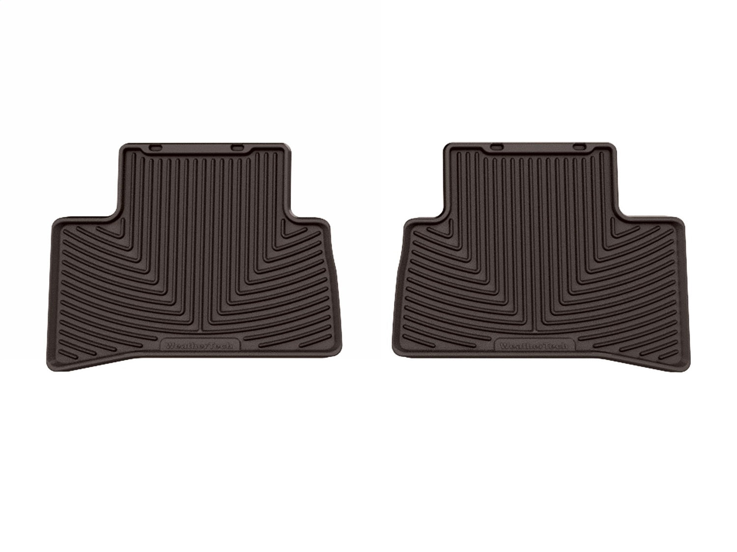 Weathertech W703CO All Weather Floor Mats; Cocoa; Rear; Weathertech W703CO