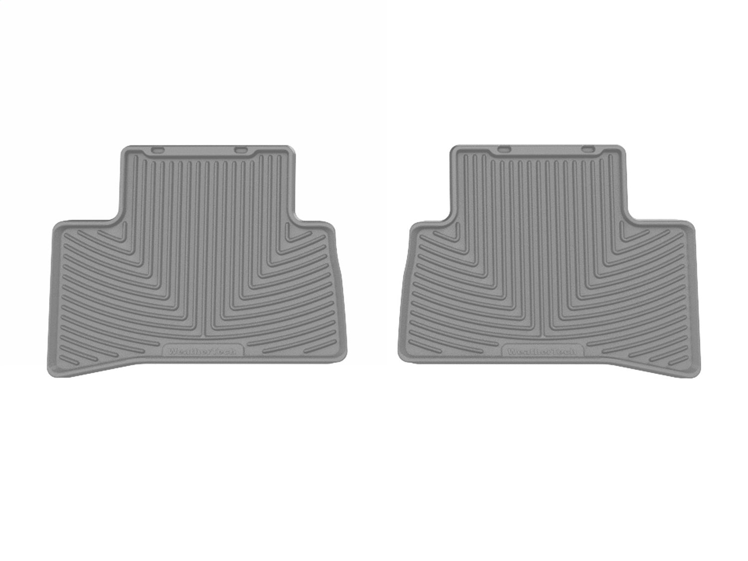 Weathertech W703GR All Weather Floor Mats; Gray; Rear; Weathertech W703GR