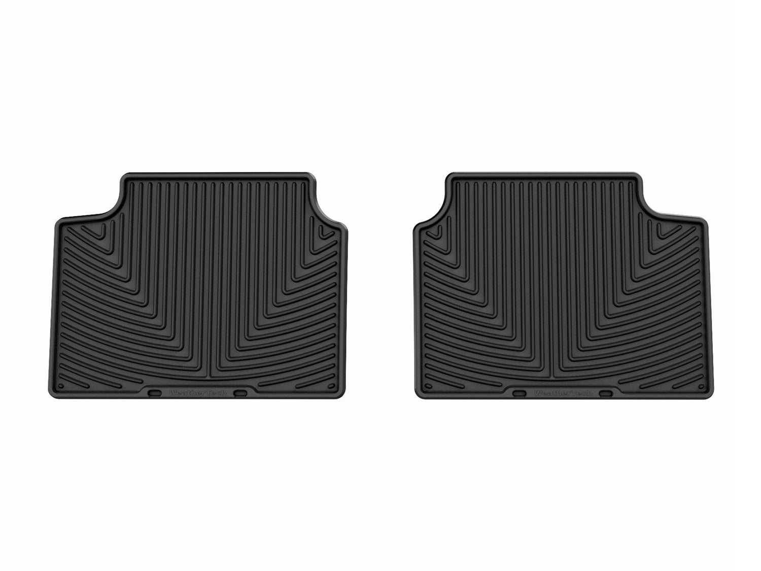 Weathertech W707 All Weather Floor Mats; Black; Rear; Weathertech W707