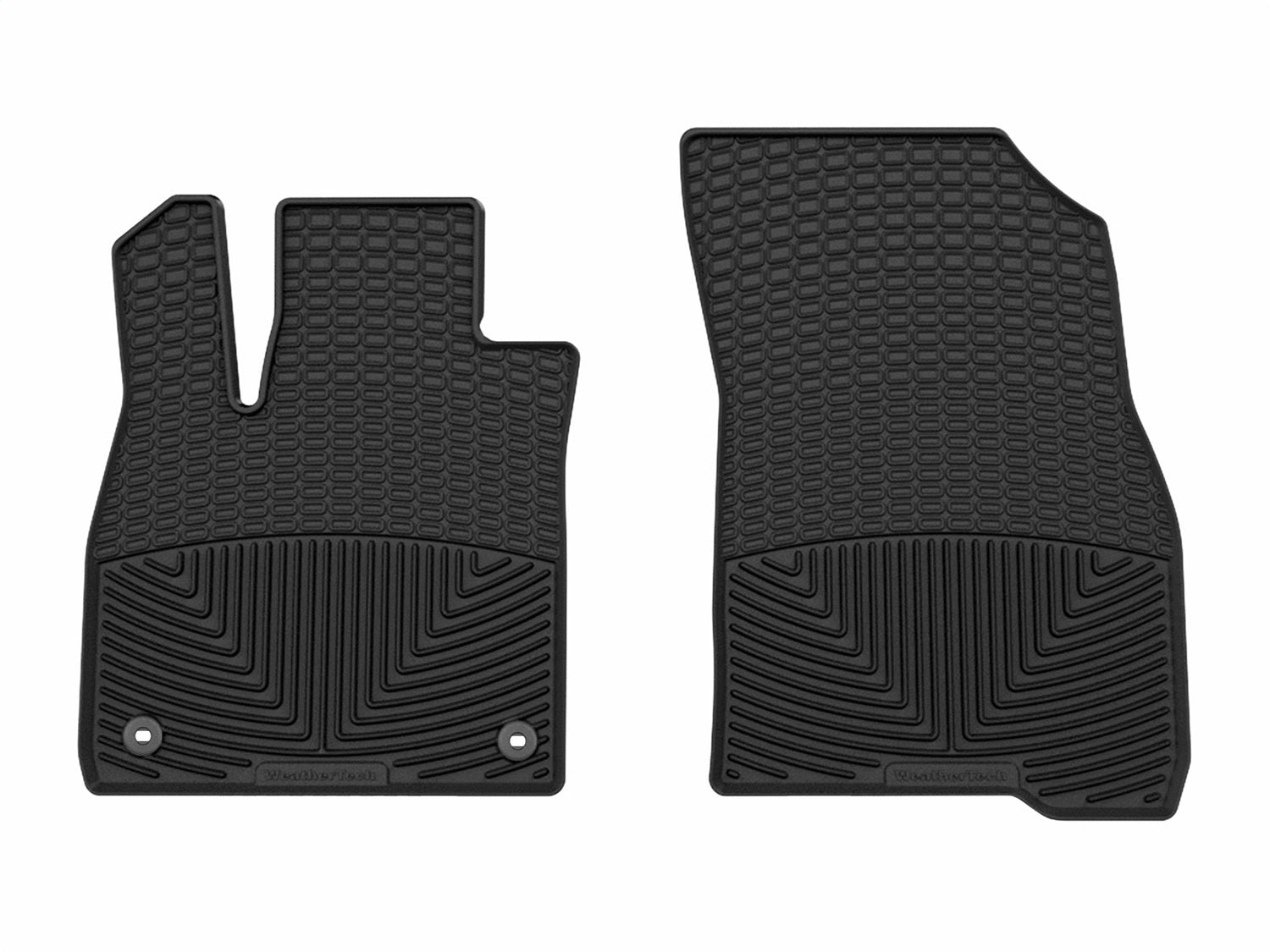 Weathertech W708 All Weather Floor Mats; Black; Front; Weathertech W708