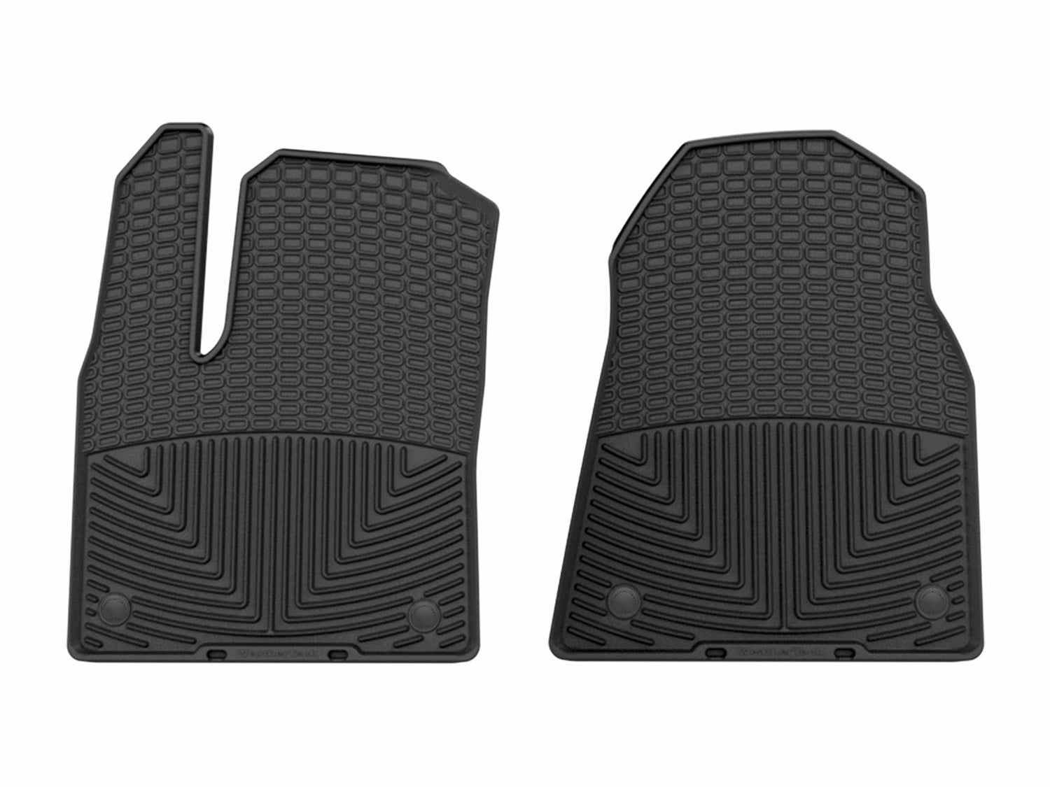 Weathertech W713 All Weather Floor Mats; Black; Front; Weathertech W713
