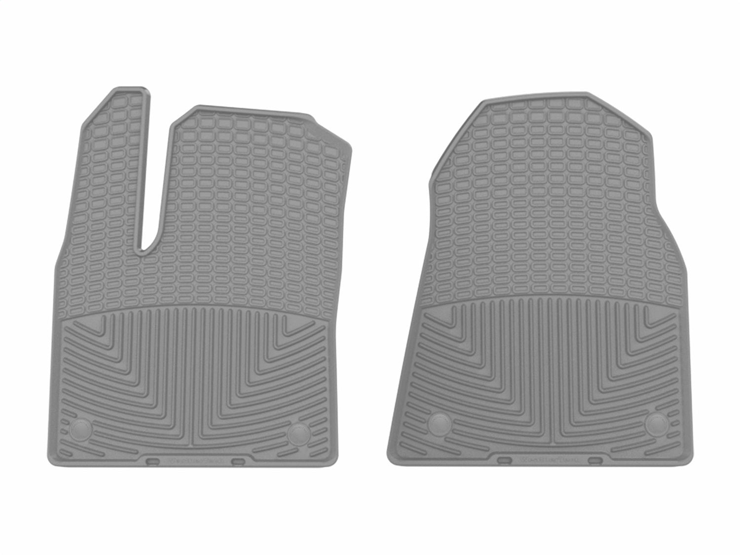 Weathertech W713GR All Weather Floor Mats; Gray; Front; Weathertech W713GR